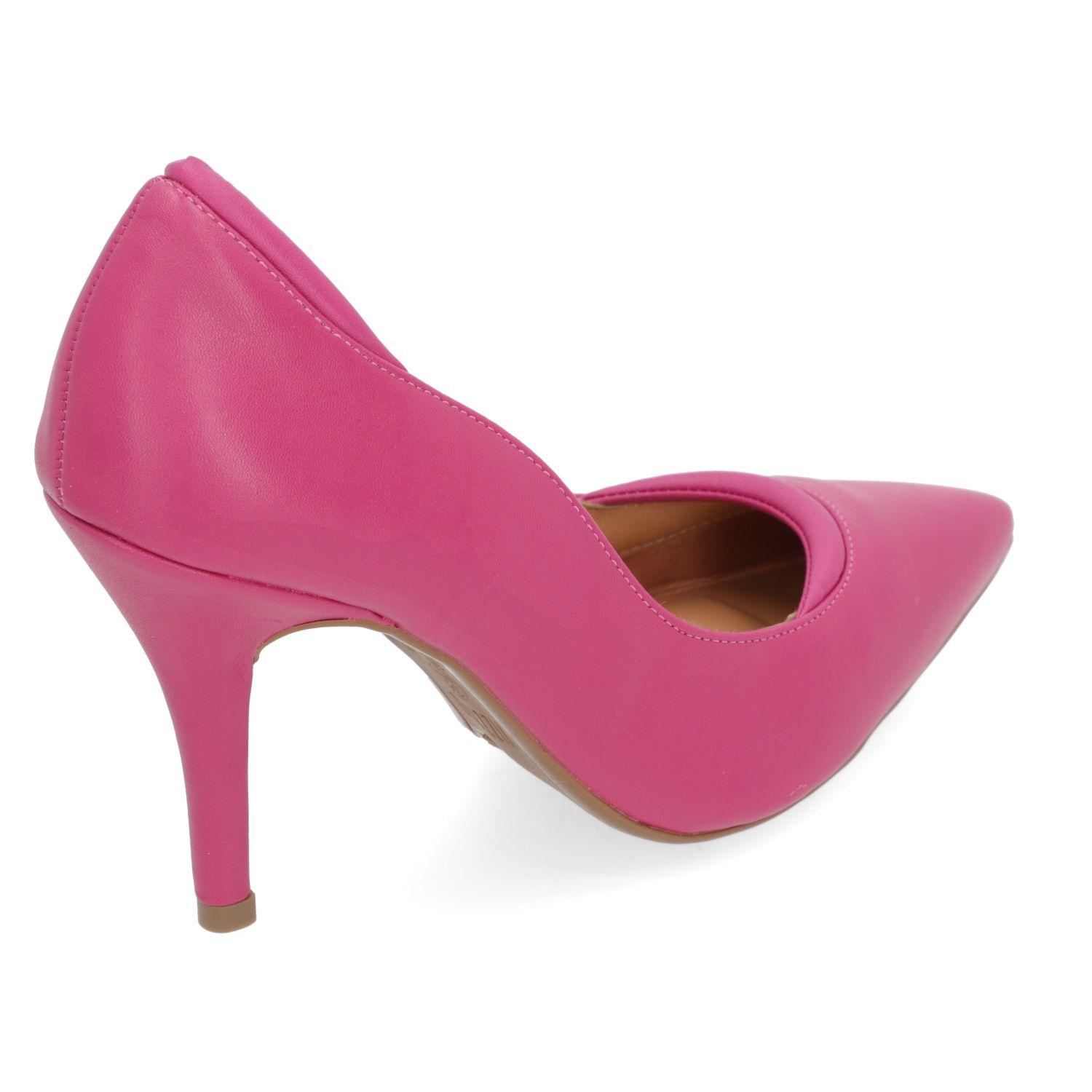 Stiletto Vizzano Magenta Taco 10 Cm Efecto Cuero-3