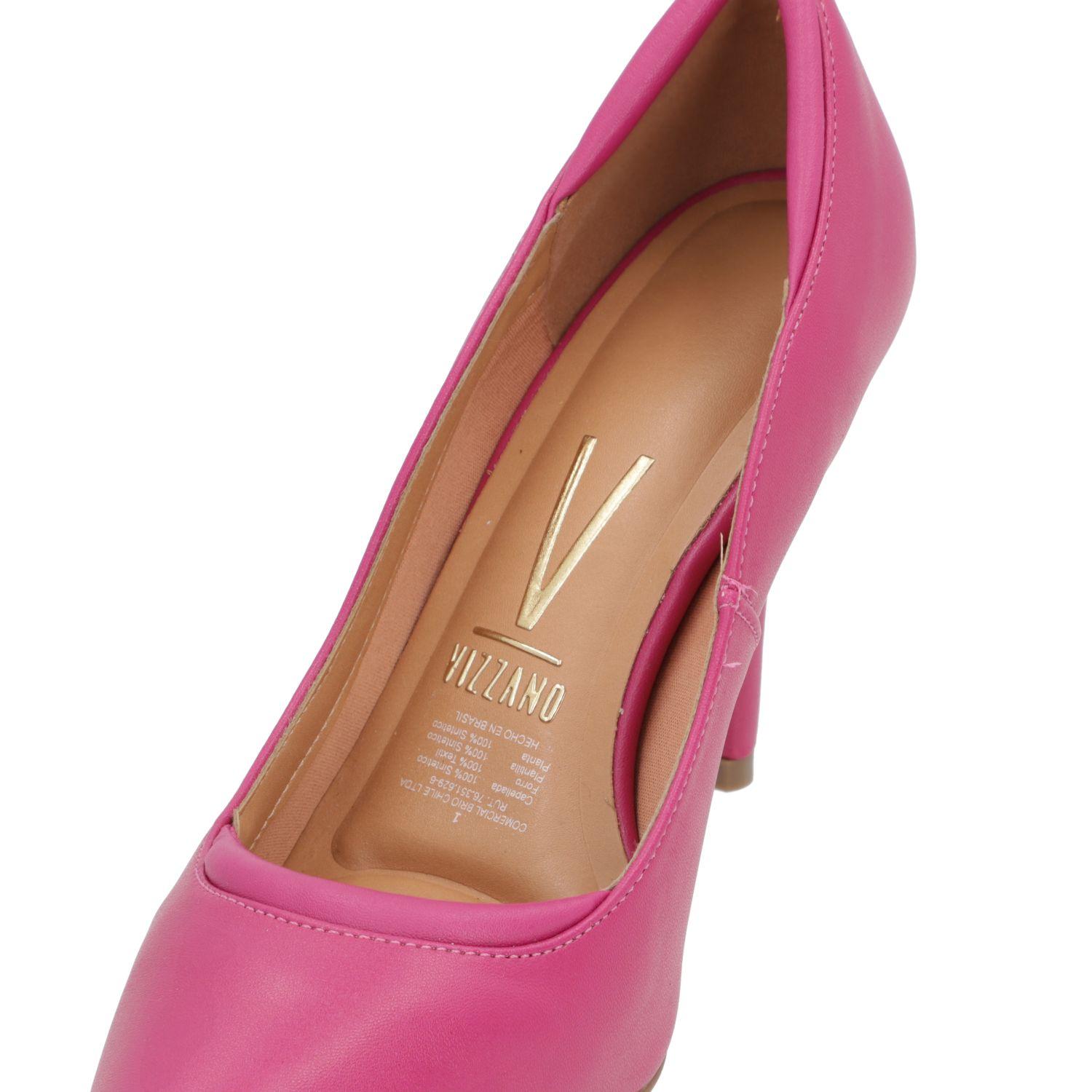 Stiletto Vizzano Magenta Taco 10 Cm Efecto Cuero-4