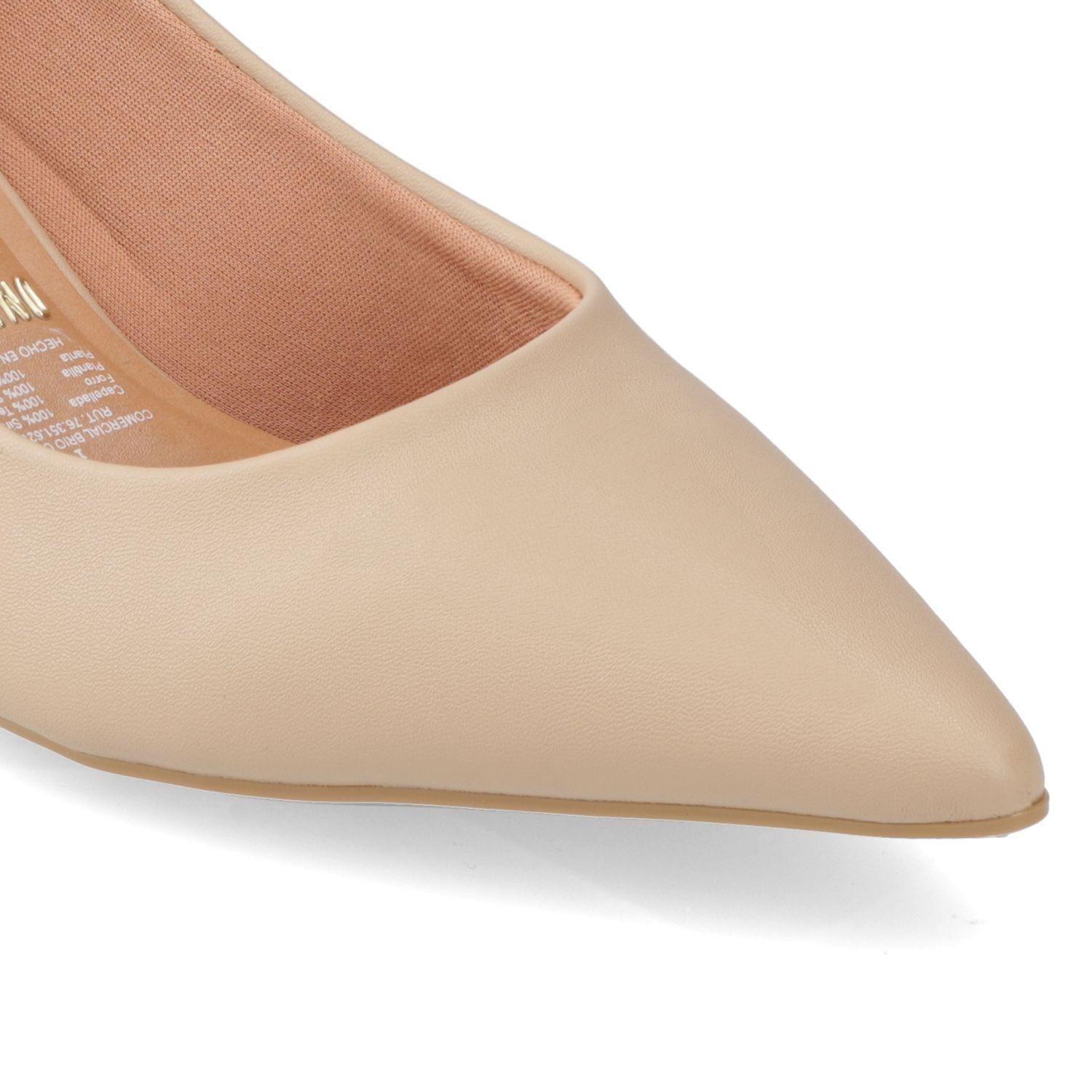 Zapato Mujer Taco Aguja Stiletto Beige 1122-828- Vizzano-4
