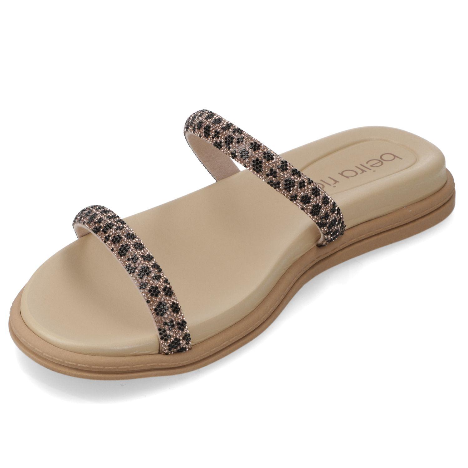 Sandalia Plana Beira Rio Nude 15688-2