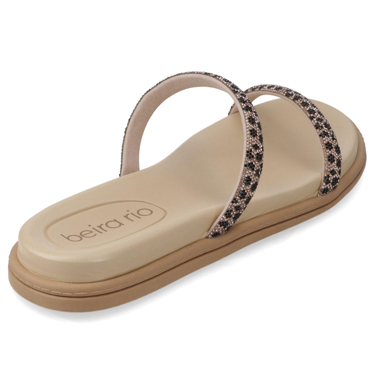 Sandalia Plana Beira Rio Nude 15688-4