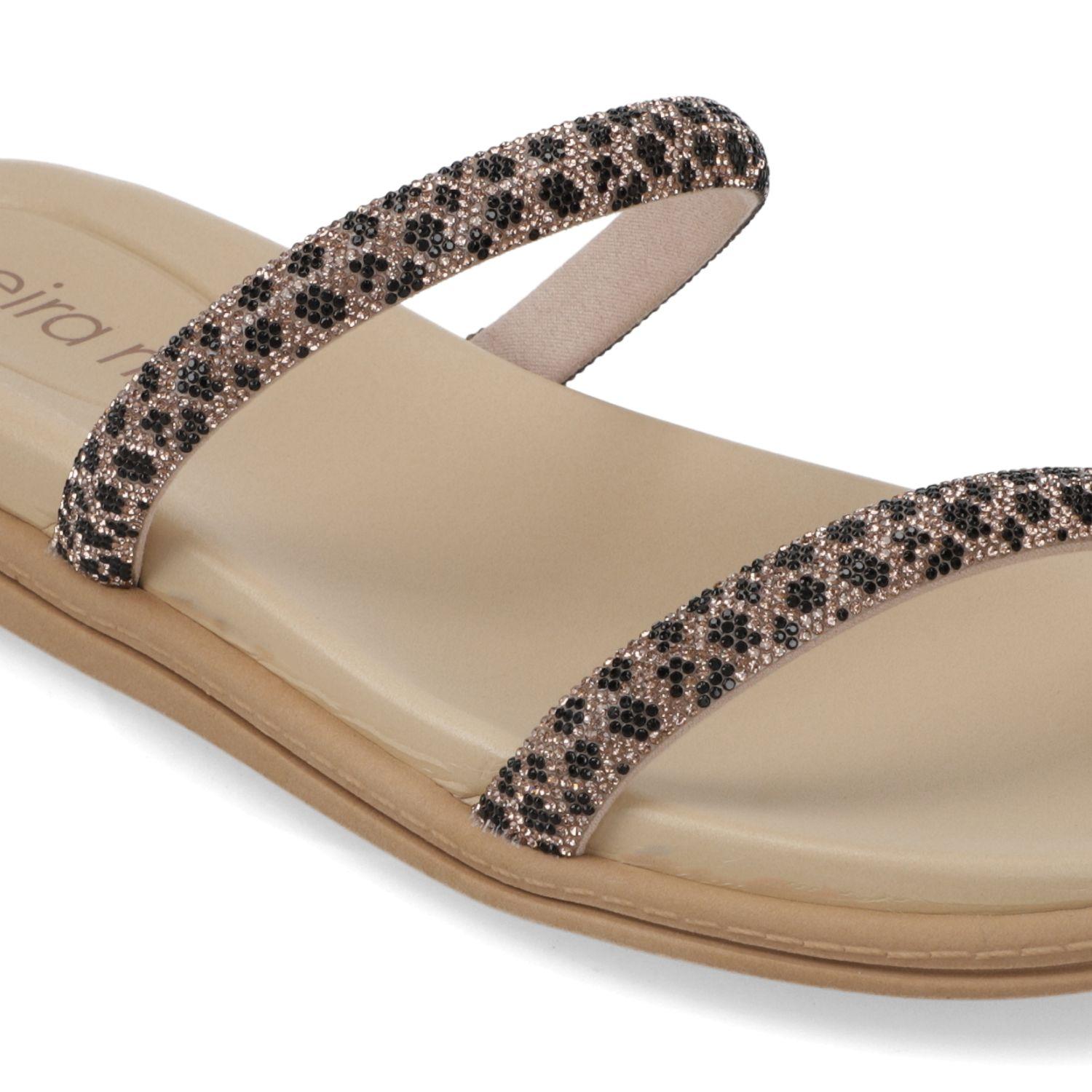 Sandalia Plana Beira Rio Nude 15688-5