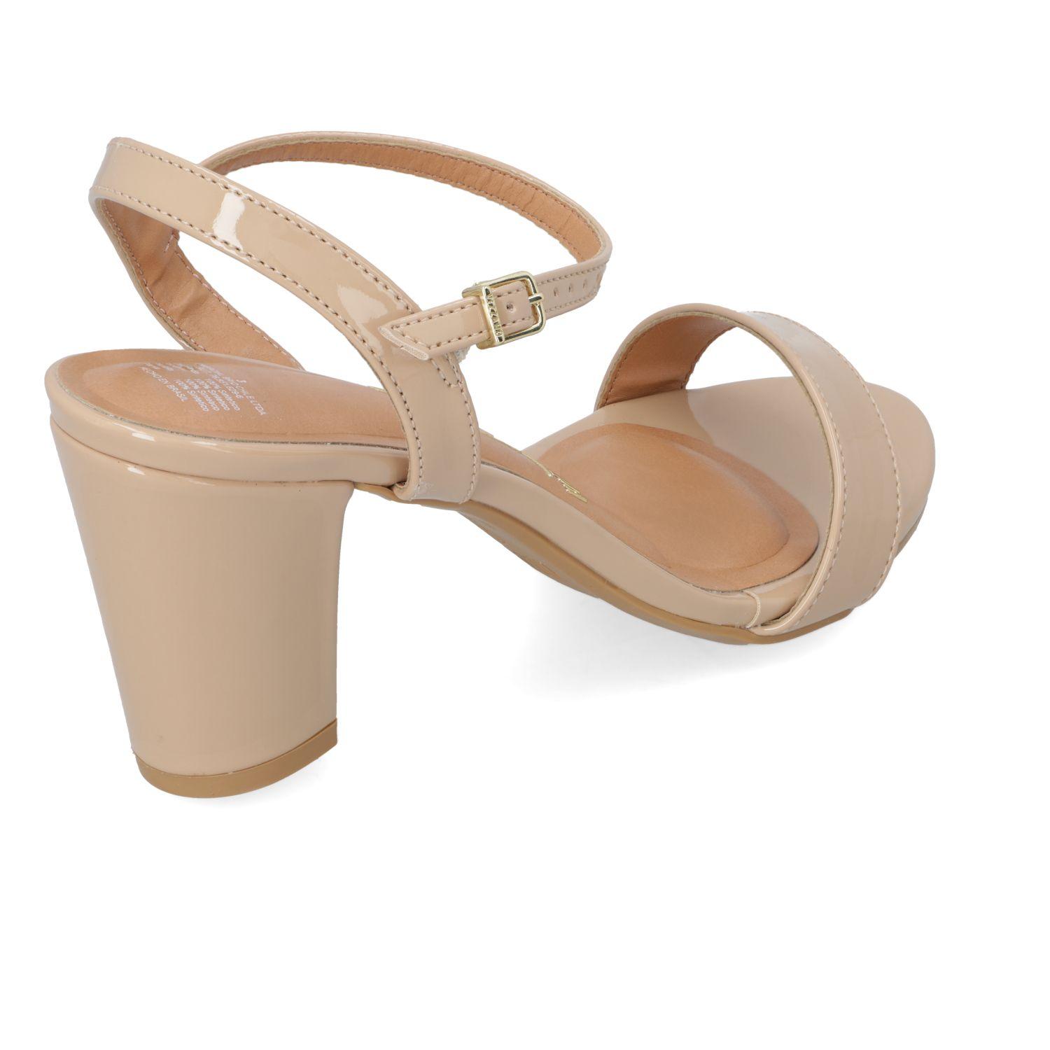 Sandalia Taco Vizzano Beige 6451-3