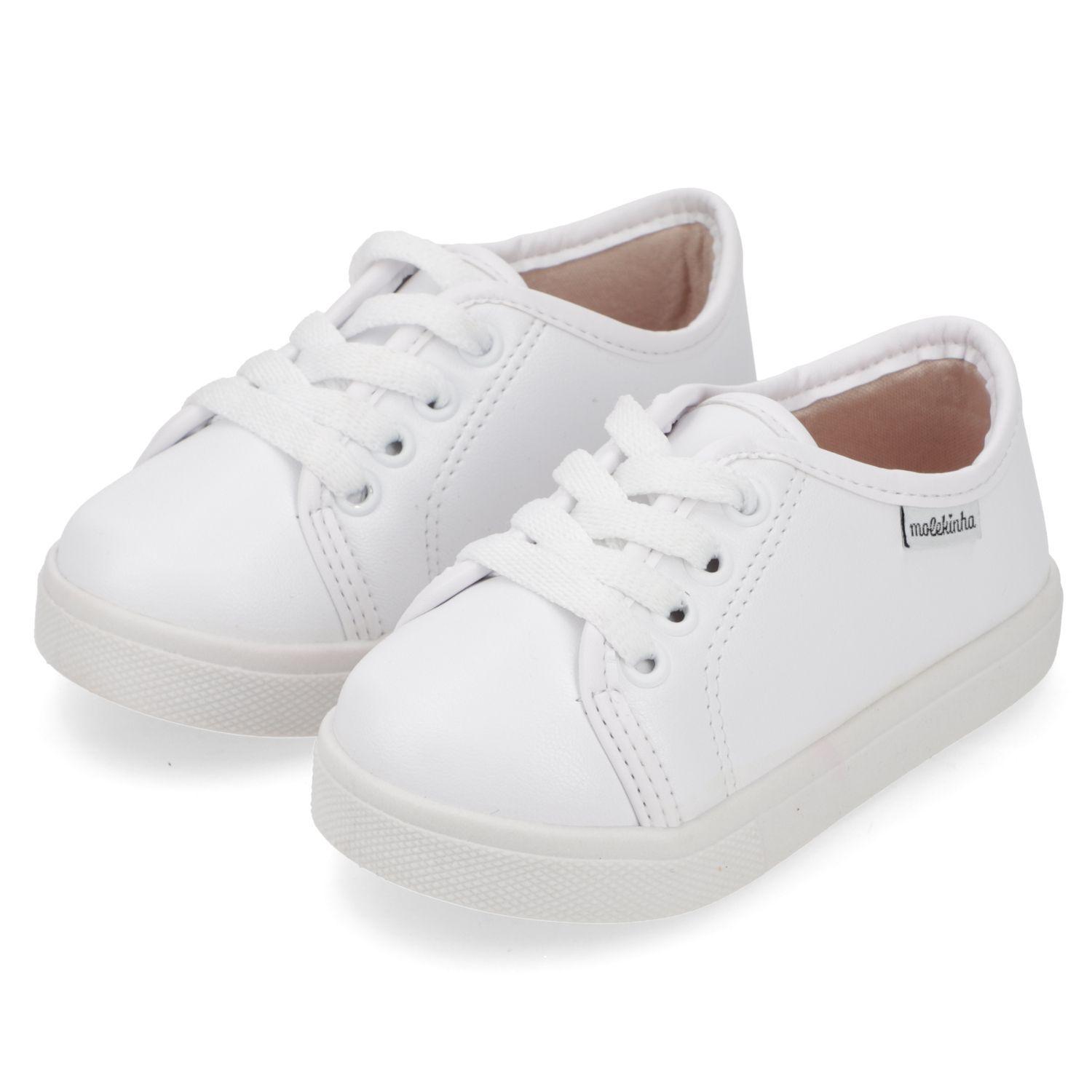 Zapatilla Urbana Blanca para Niña Molekinha-2