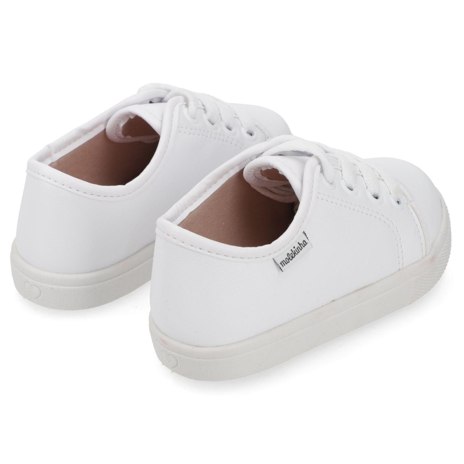 Zapatilla Urbana Blanca para Niña Molekinha-4