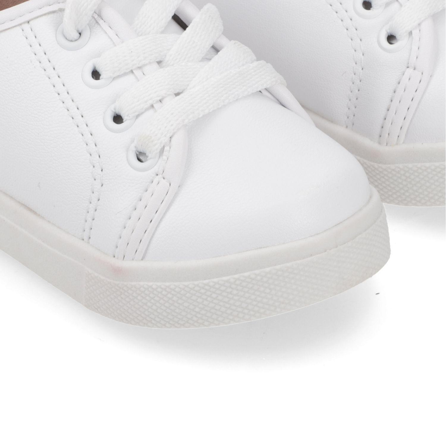 Zapatilla Urbana Blanca para Niña Molekinha-5