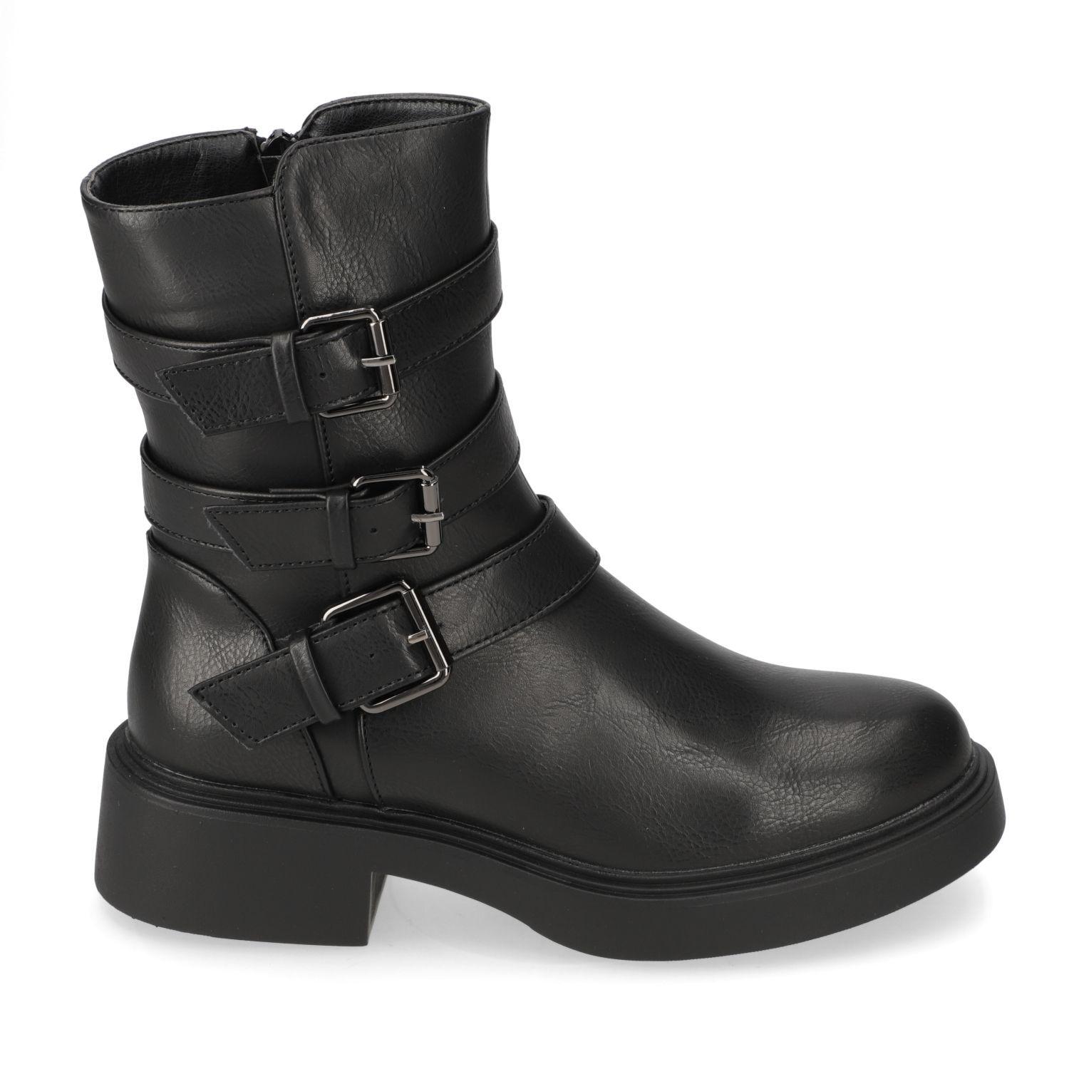 Botin Plano New Walk Negro 16273-0