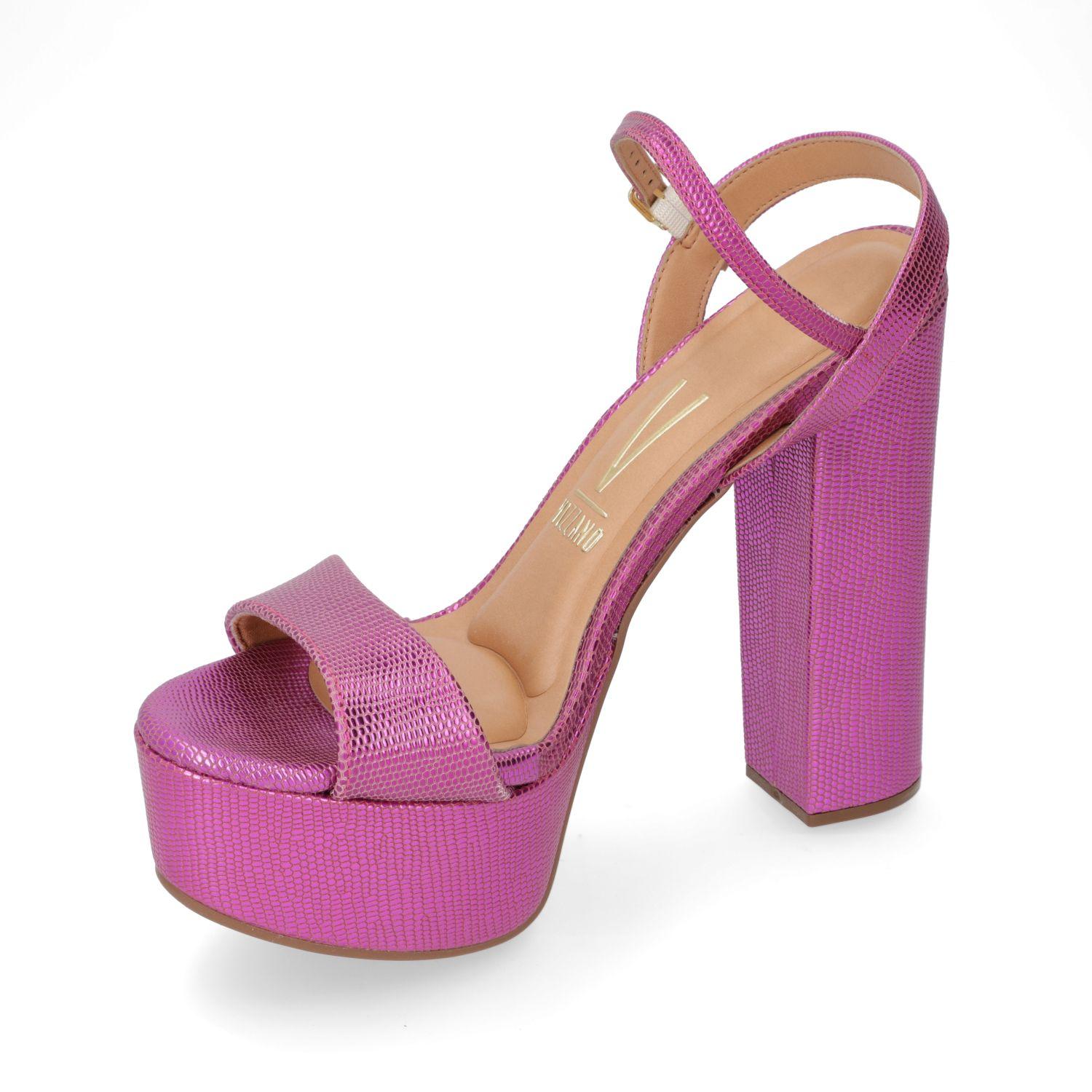 Sandalia Taco Vizzano Rosado 10433-2