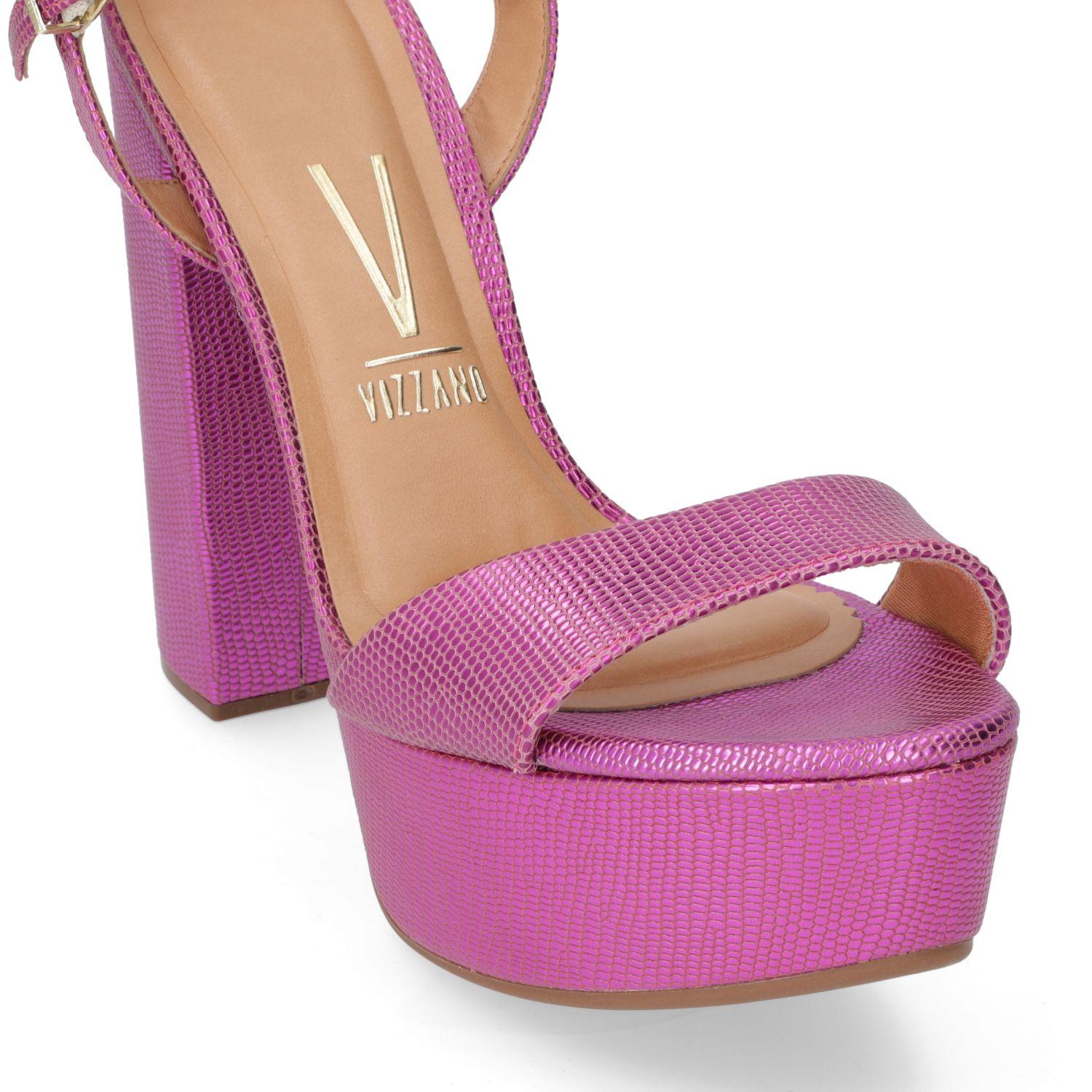 Sandalia Taco Vizzano Rosado 10433-4