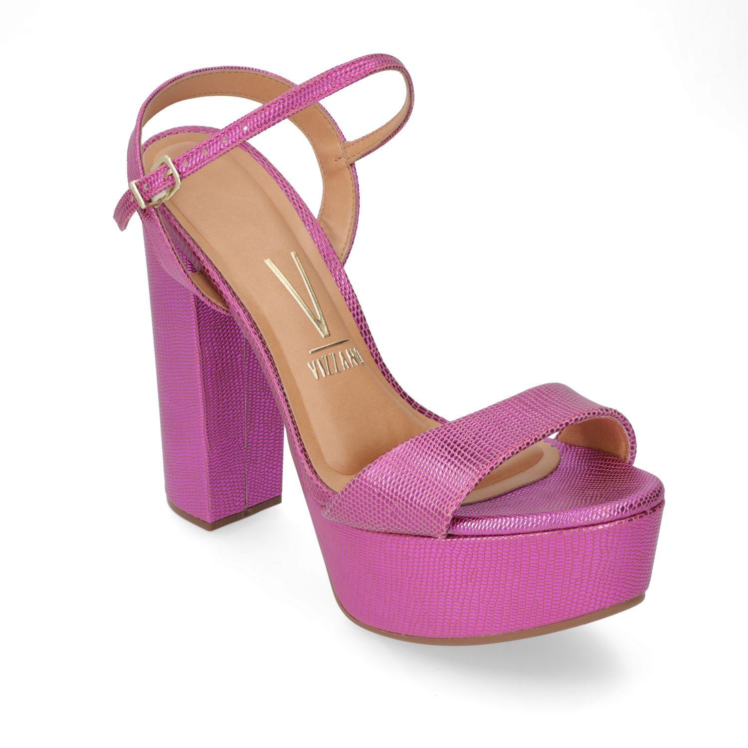 Sandalia Taco Vizzano Rosado 10433-1