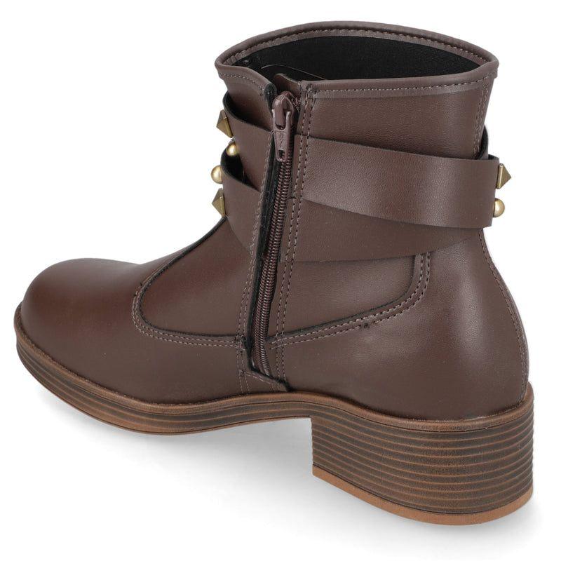 Botin Mujer Moleca Café-5