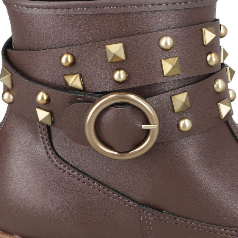Botin Mujer Moleca Café-6