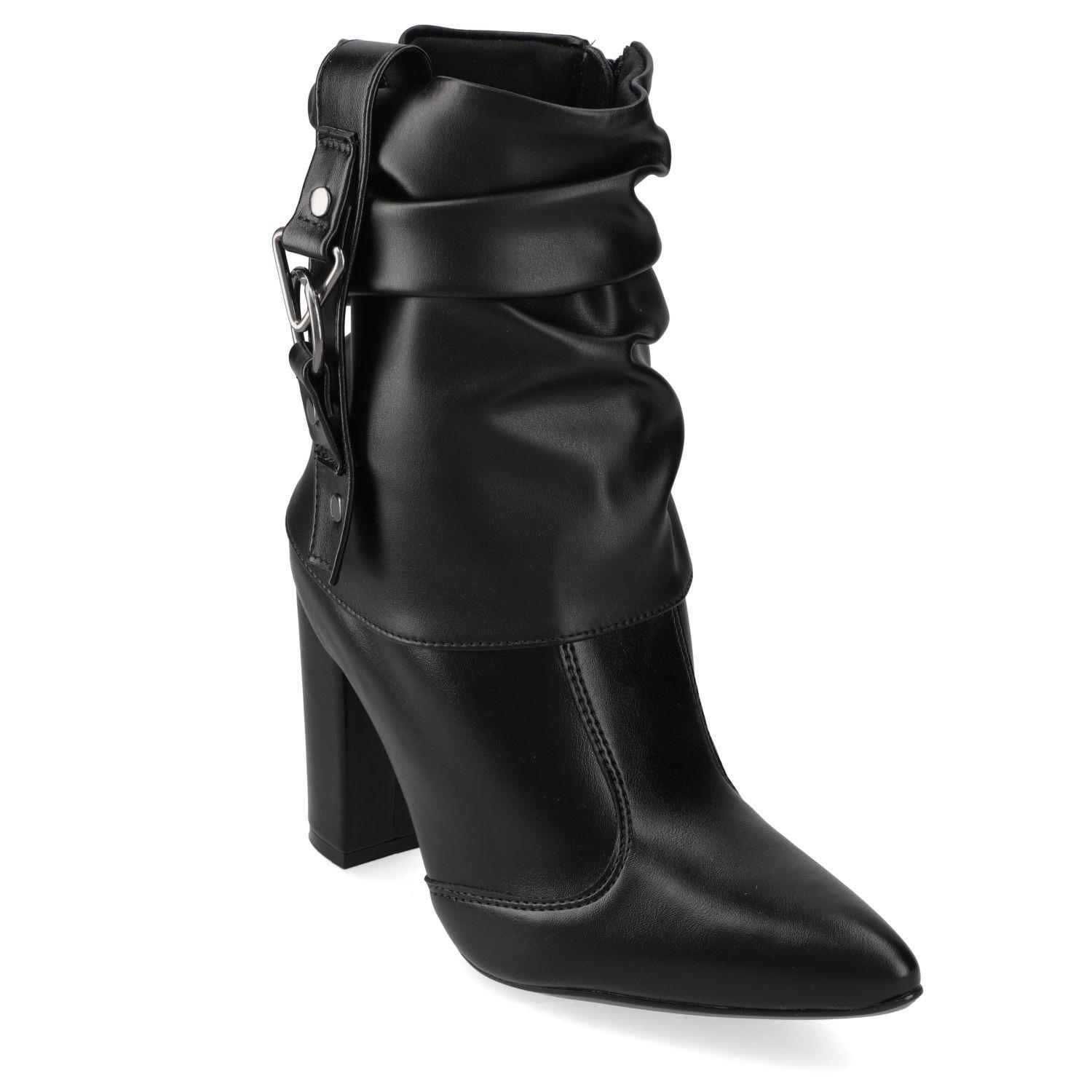 Botín Vizzano Taco Ancho 7 cm Negro-0