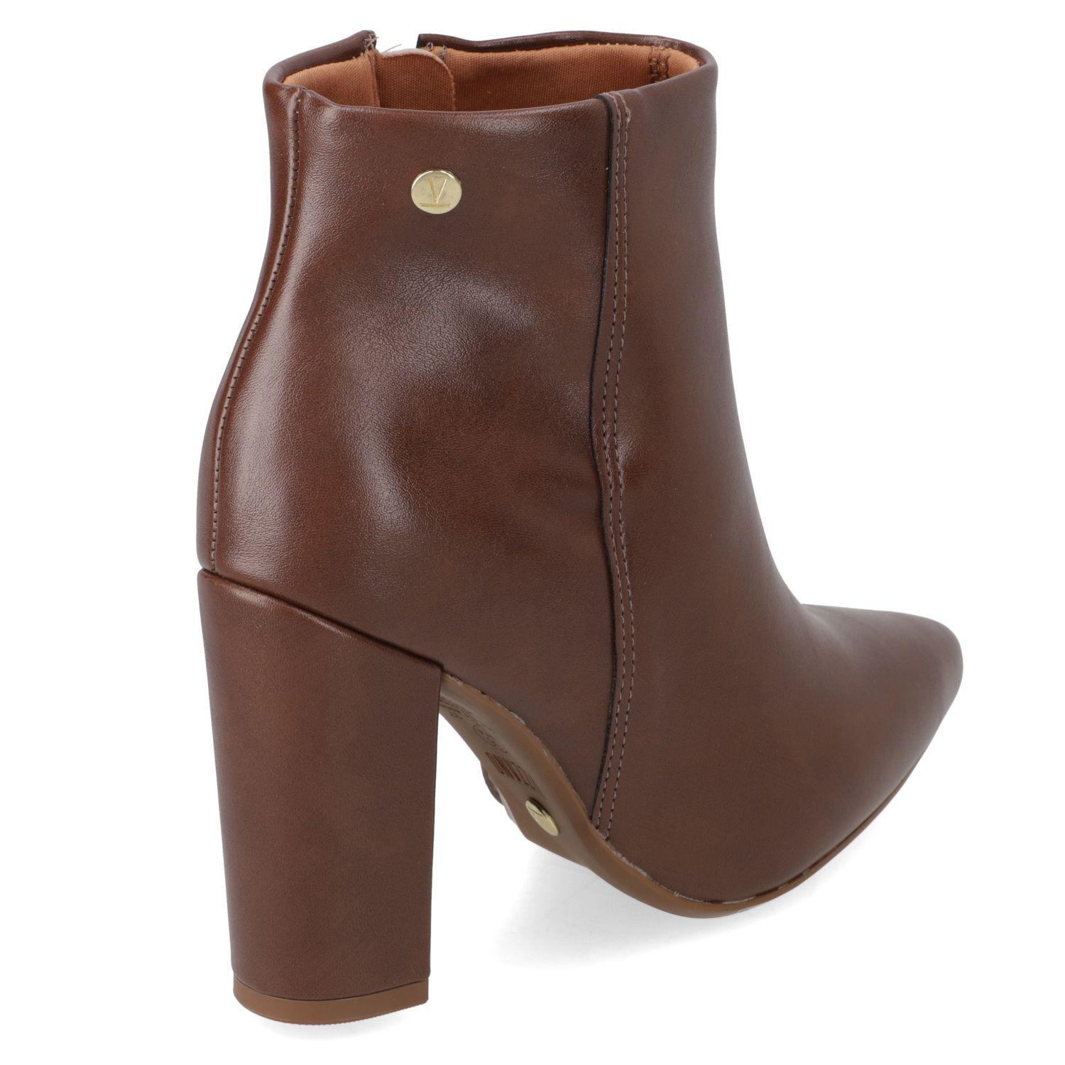 Botin Mujer Vizzano Taco Ancho 10 cm Cafe-2