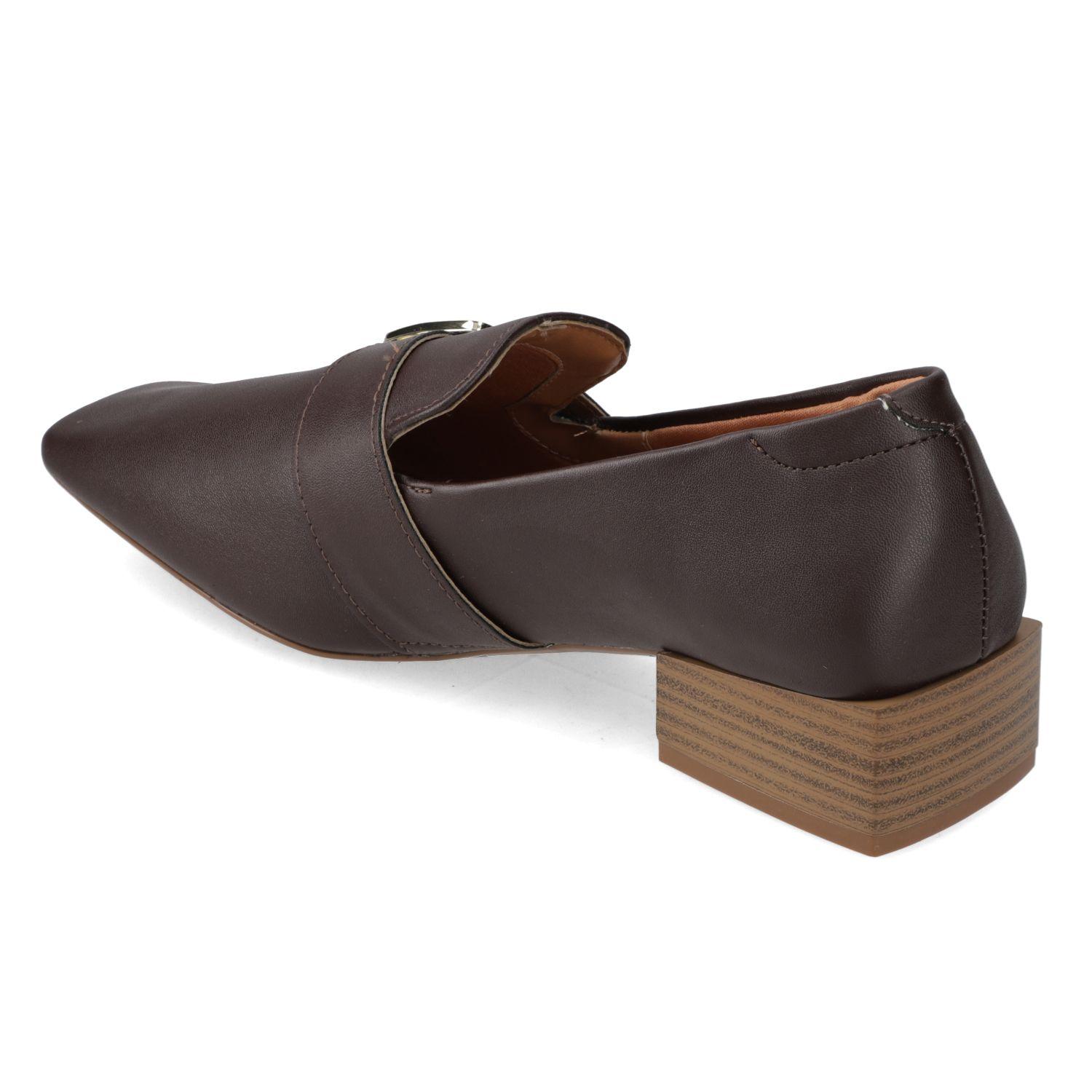 Mocasin Vizzano Café Oscuro Efecto Cuero-3