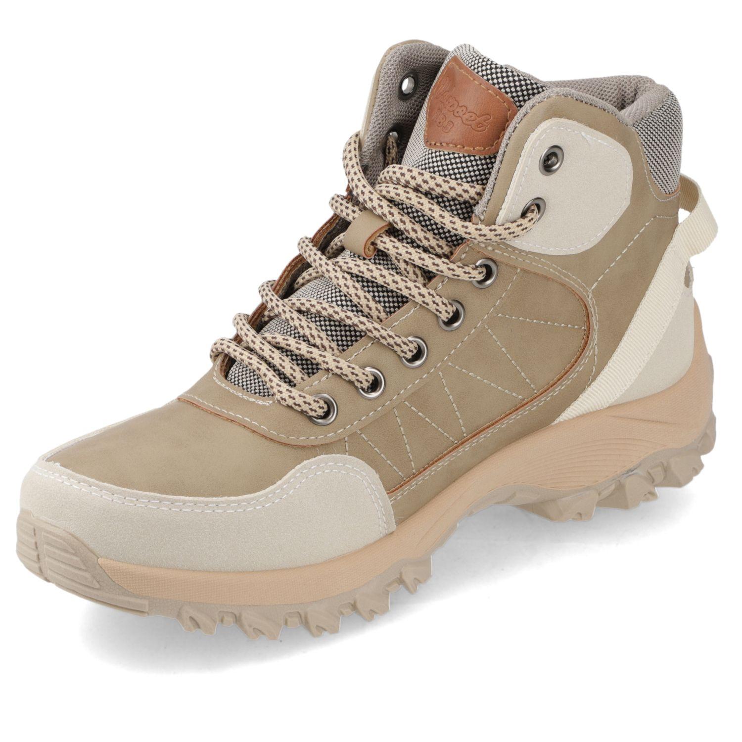 Botín outdoor Mujer New Wlak Beige-2