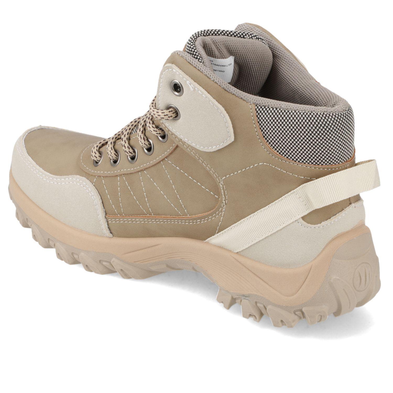Botín outdoor Mujer New Wlak Beige-3