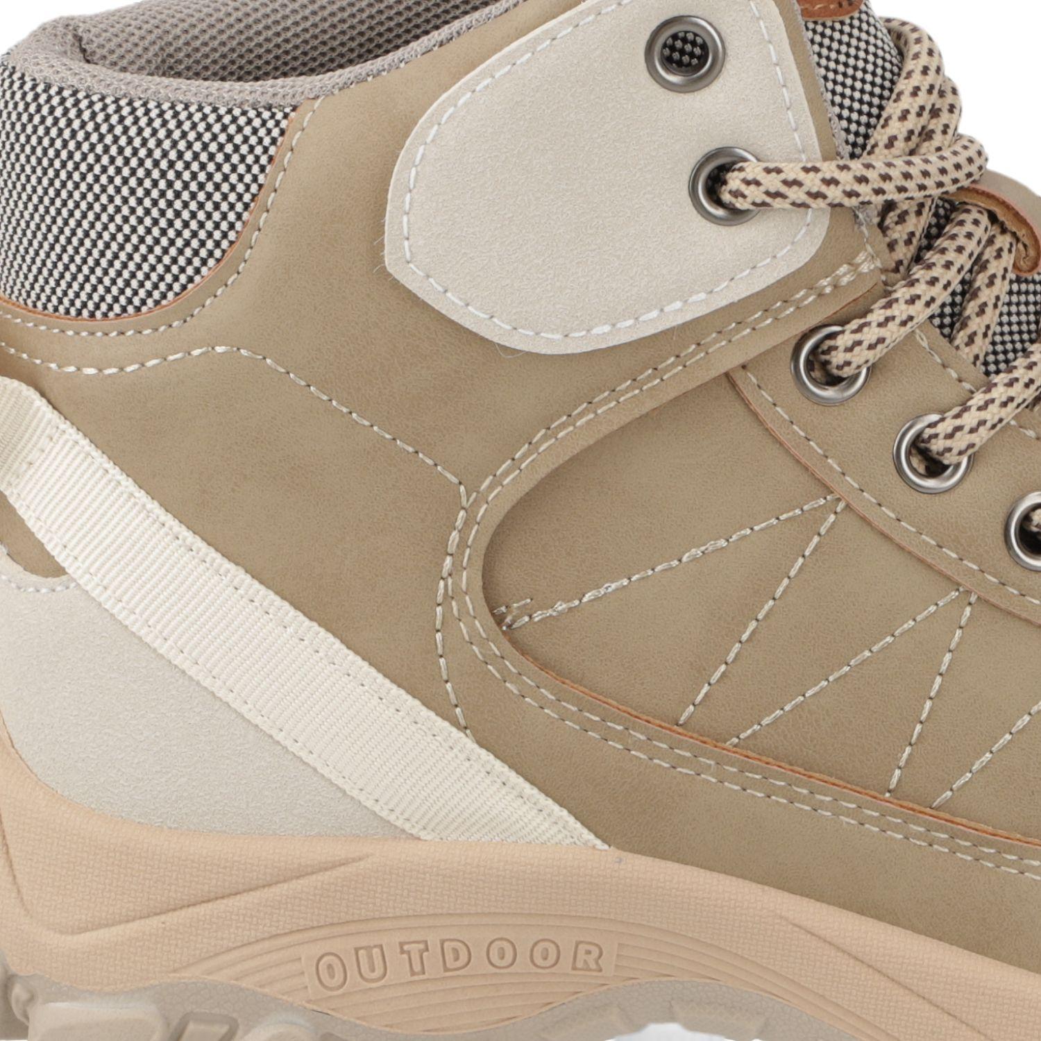 Botín outdoor Mujer New Wlak Beige-6
