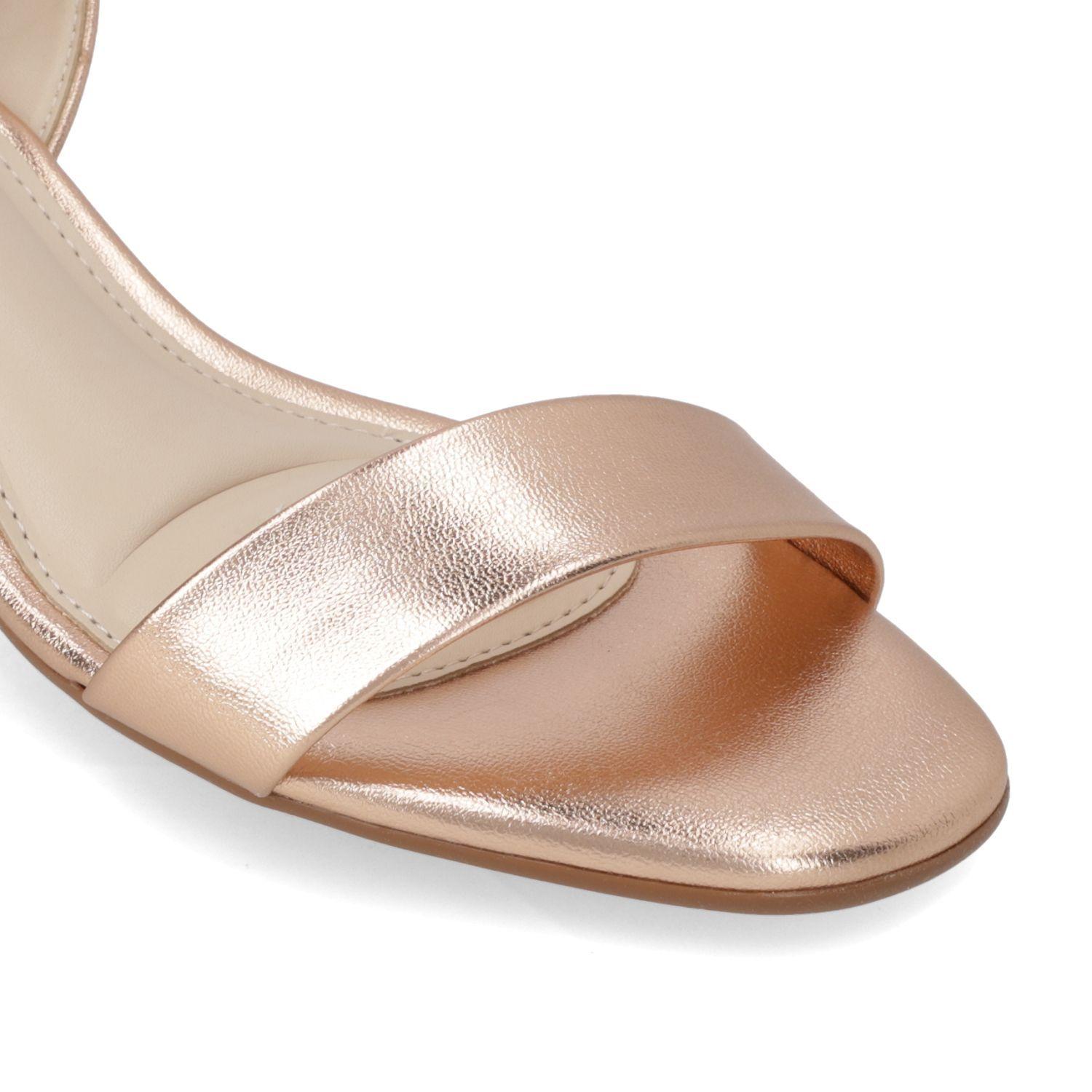 Sandalia Taco Moleca Dorado 16515-5