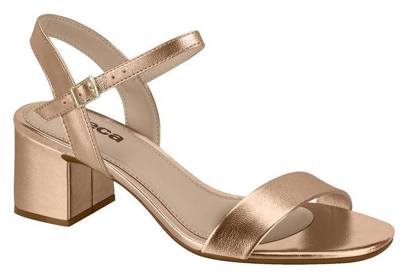 Sandalia Taco Moleca Dorado 16515-6