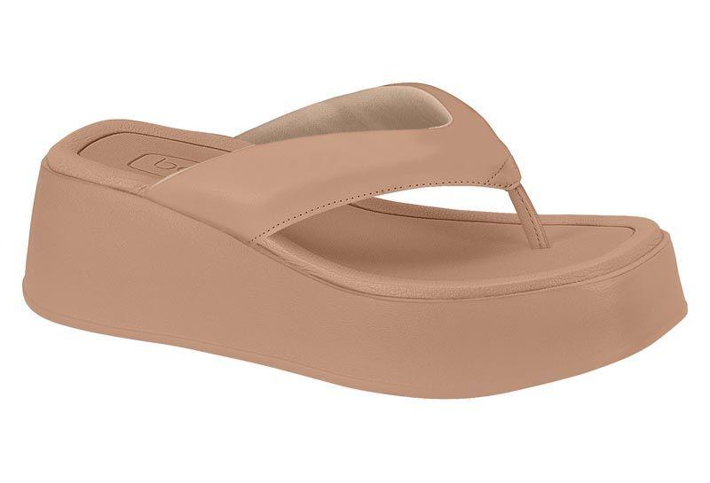 Sandalia Plana Beira Rio Nude 15596-5