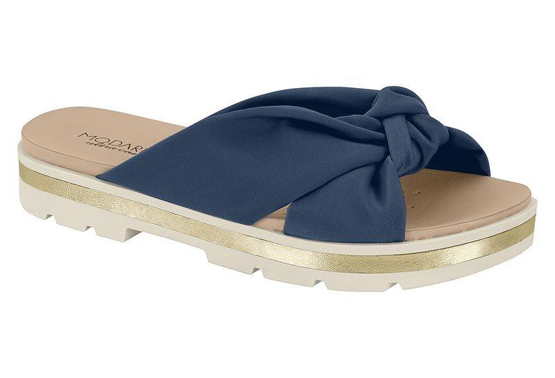 Sandalia Media Plataforma Mujer Modare Azul Marino-0