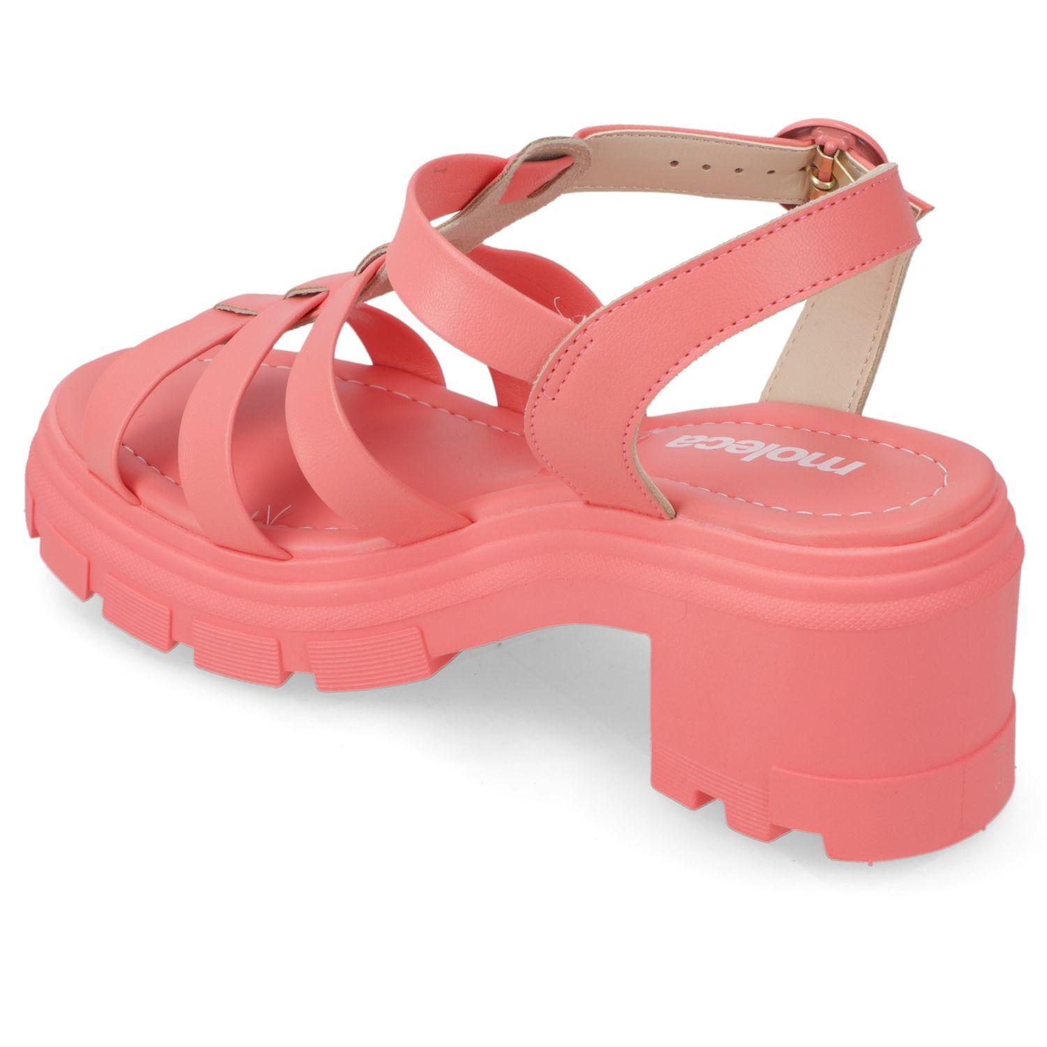 Sandalia Taco Moleca Coral 10933-3