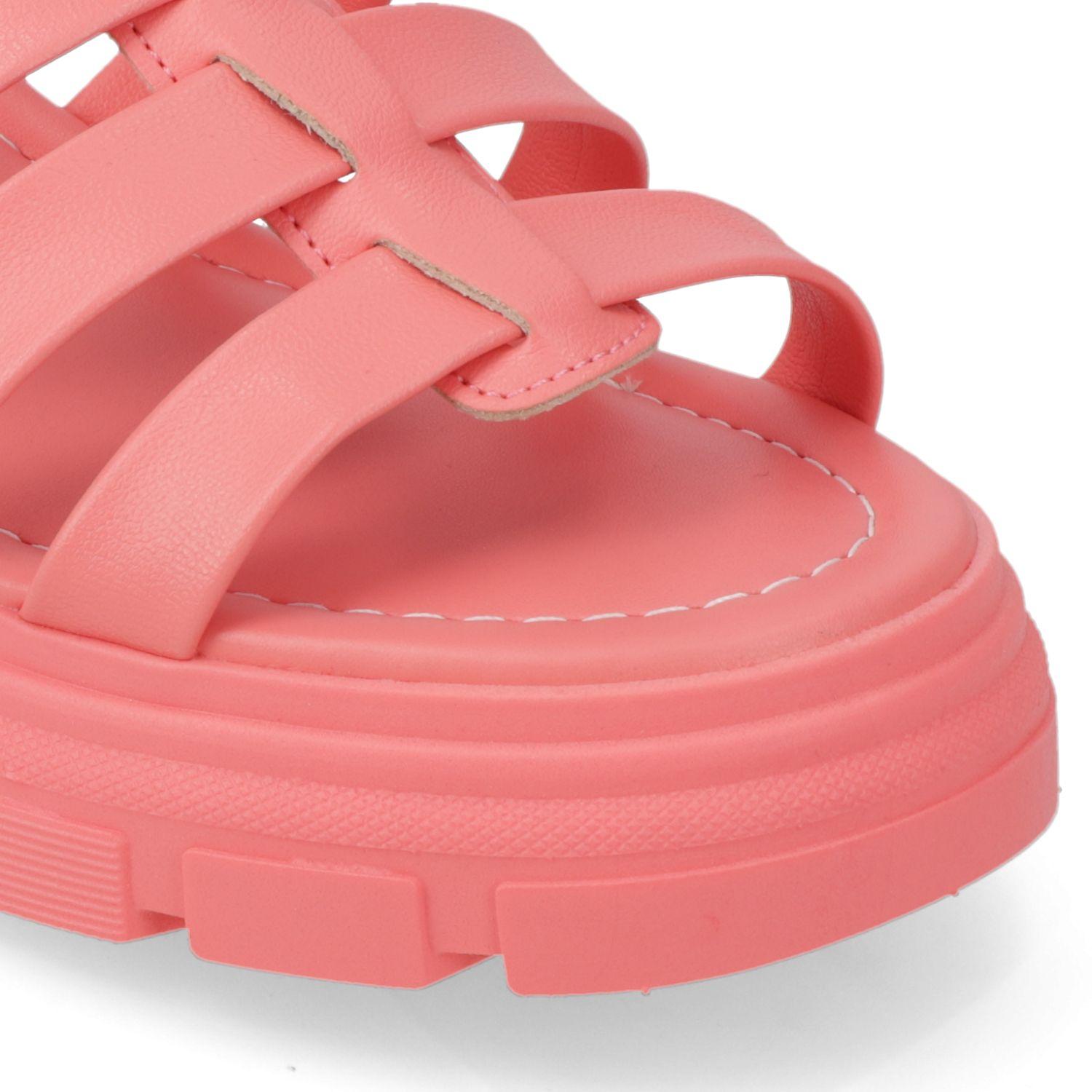 Sandalia Taco Moleca Coral 10933-5