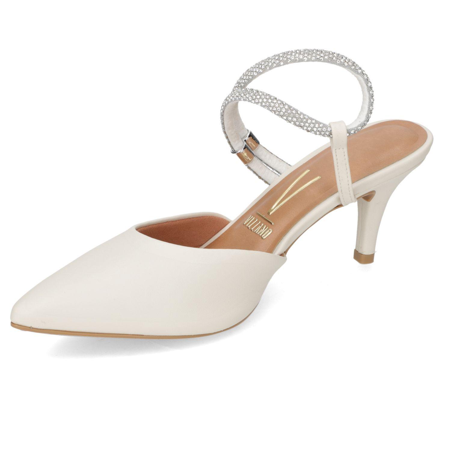 Stiletto Mujer Taco Aguja 7 cm Blanco Vizzano-2