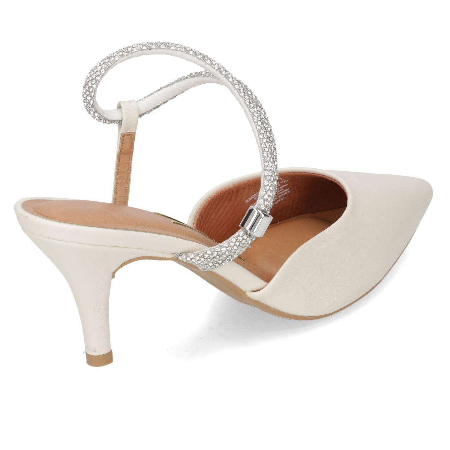 Stiletto Mujer Taco Aguja 7 cm Blanco Vizzano-4
