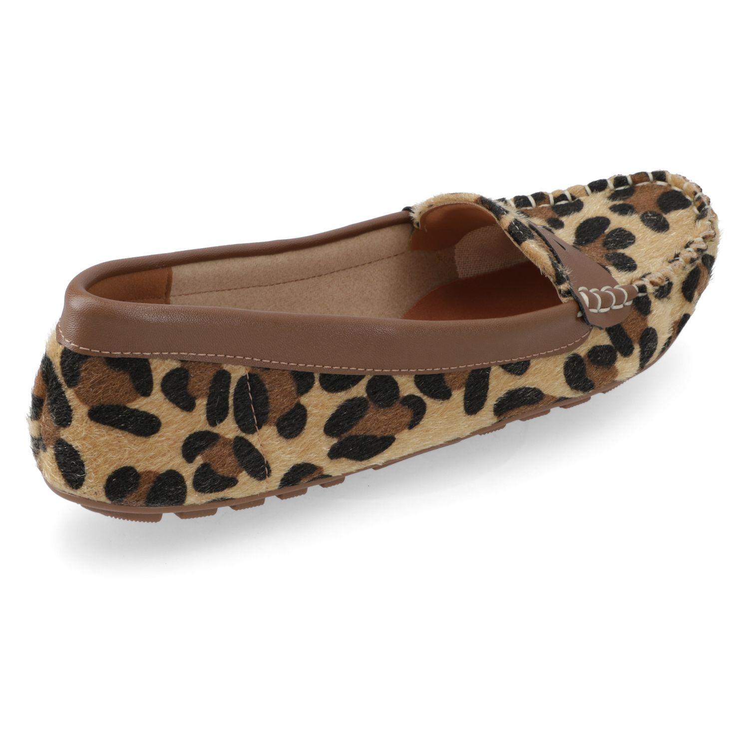 Mocasines Animal Print Borde Claro Vizzano-4