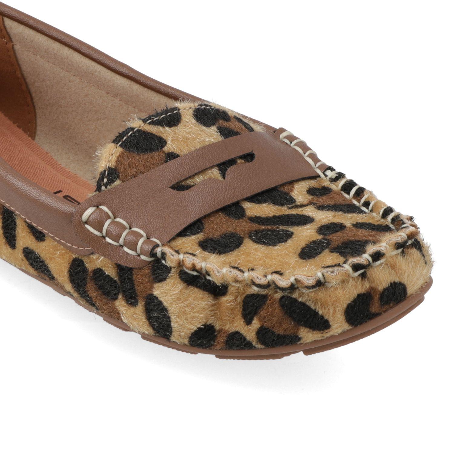 Mocasines Animal Print Borde Claro Vizzano-5
