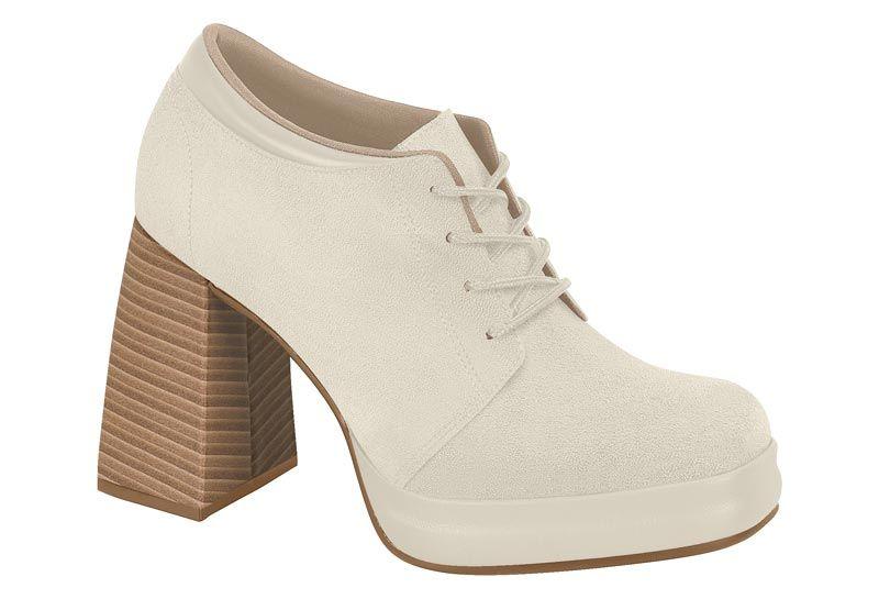 Zapato Taco Beira Rio Blanco Taco 13 Cm-0