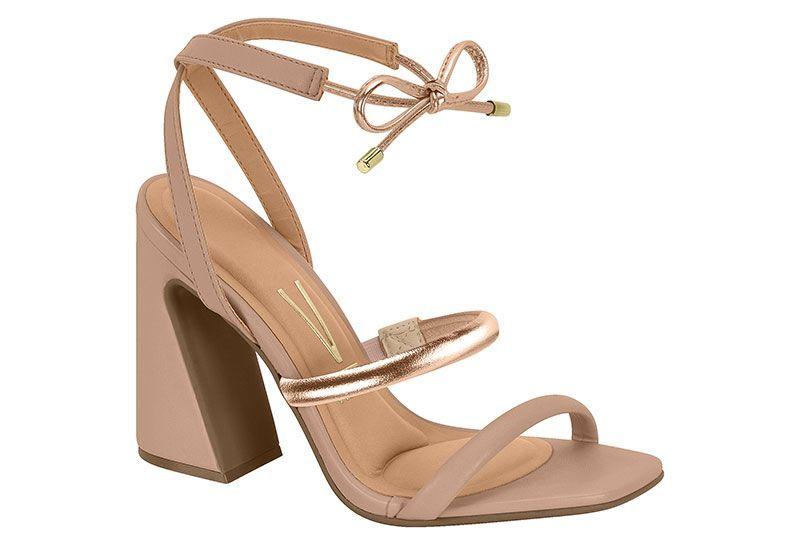 Sandalia Mujer Efecto Charol Beige Vizzano Modelo 6403-205-18533-55156-1