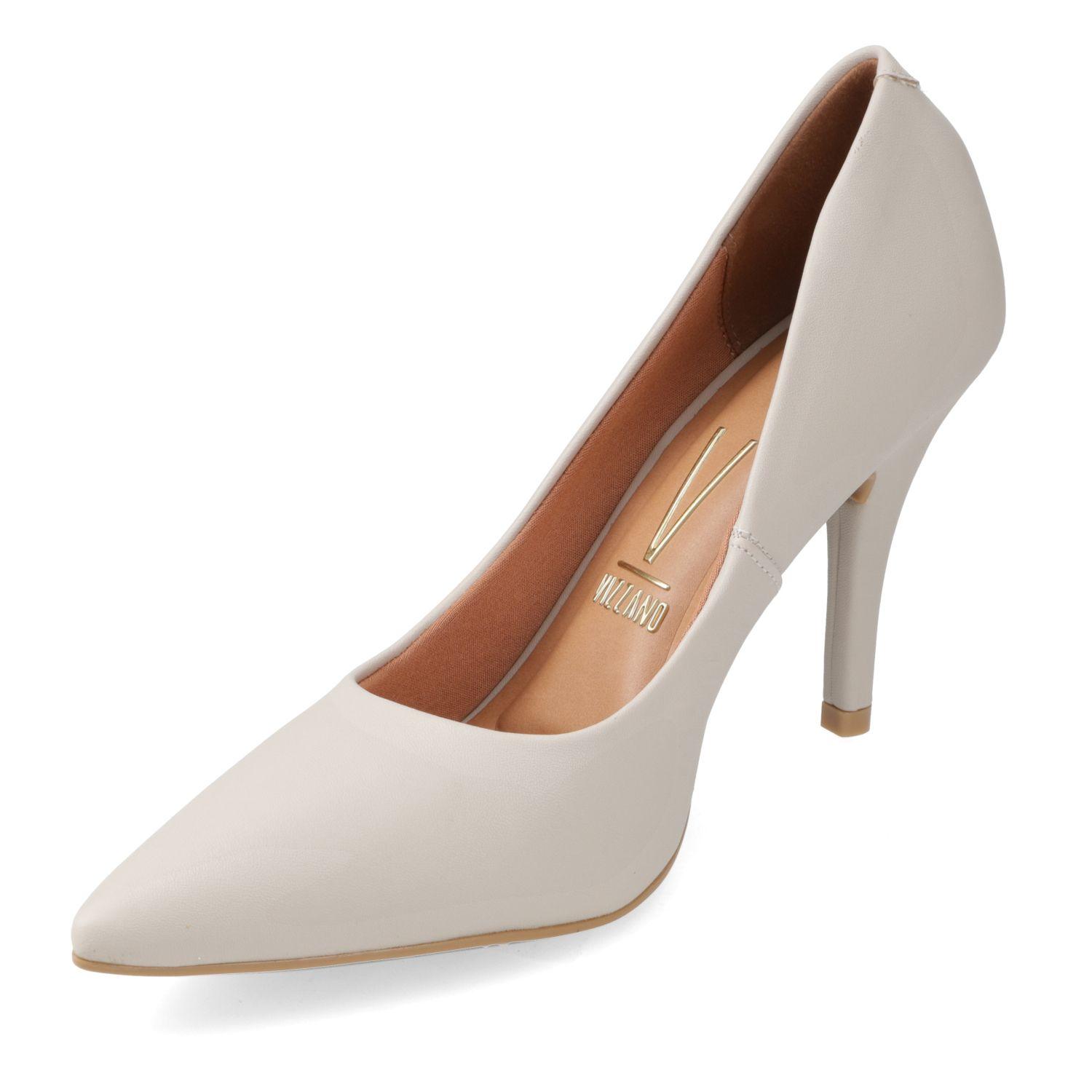 Stiletto Vizzano Gris Taco 10 Cm Efecto Cuero-2