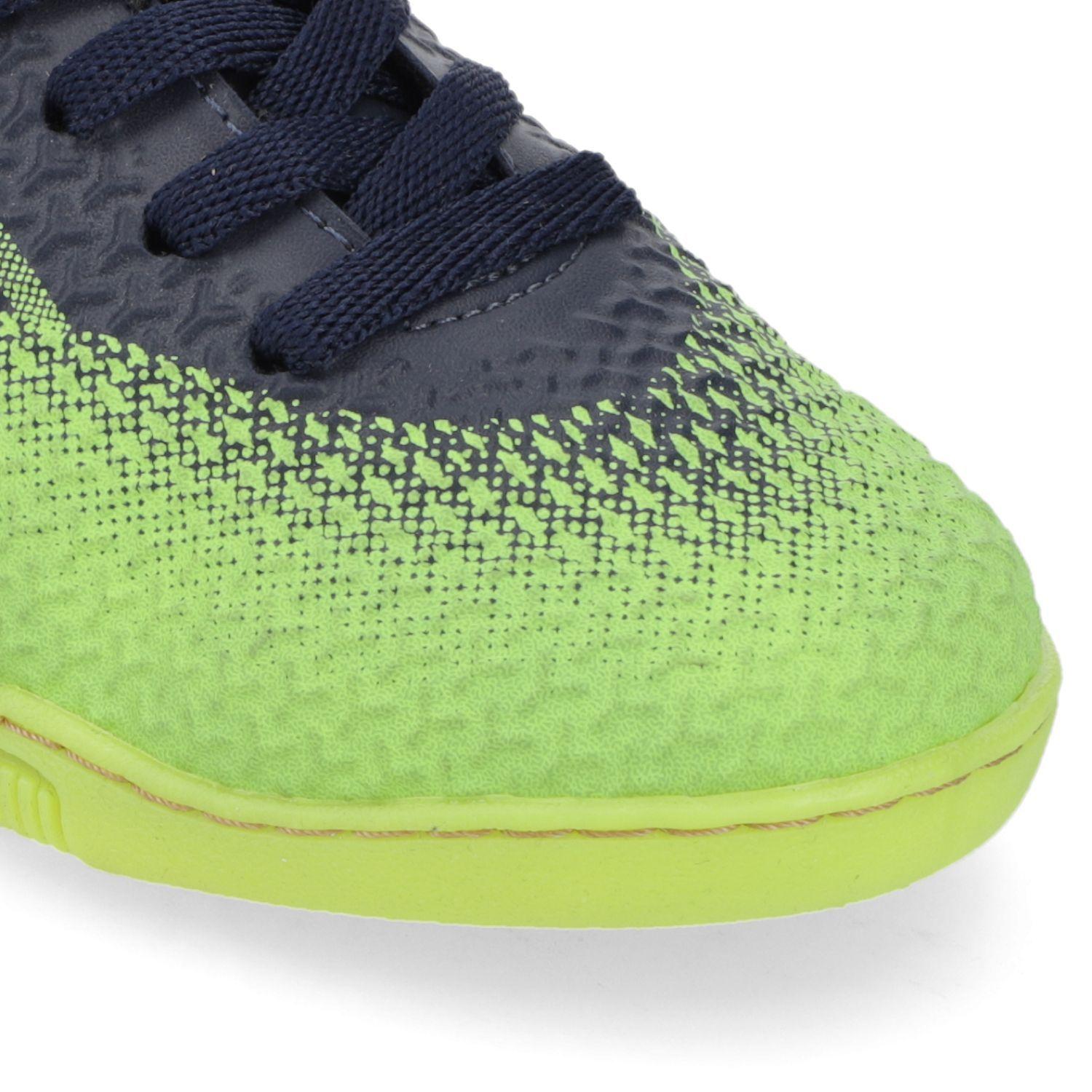 Zapatilla Fútbol Sala Infantil Negro y Verde-5
