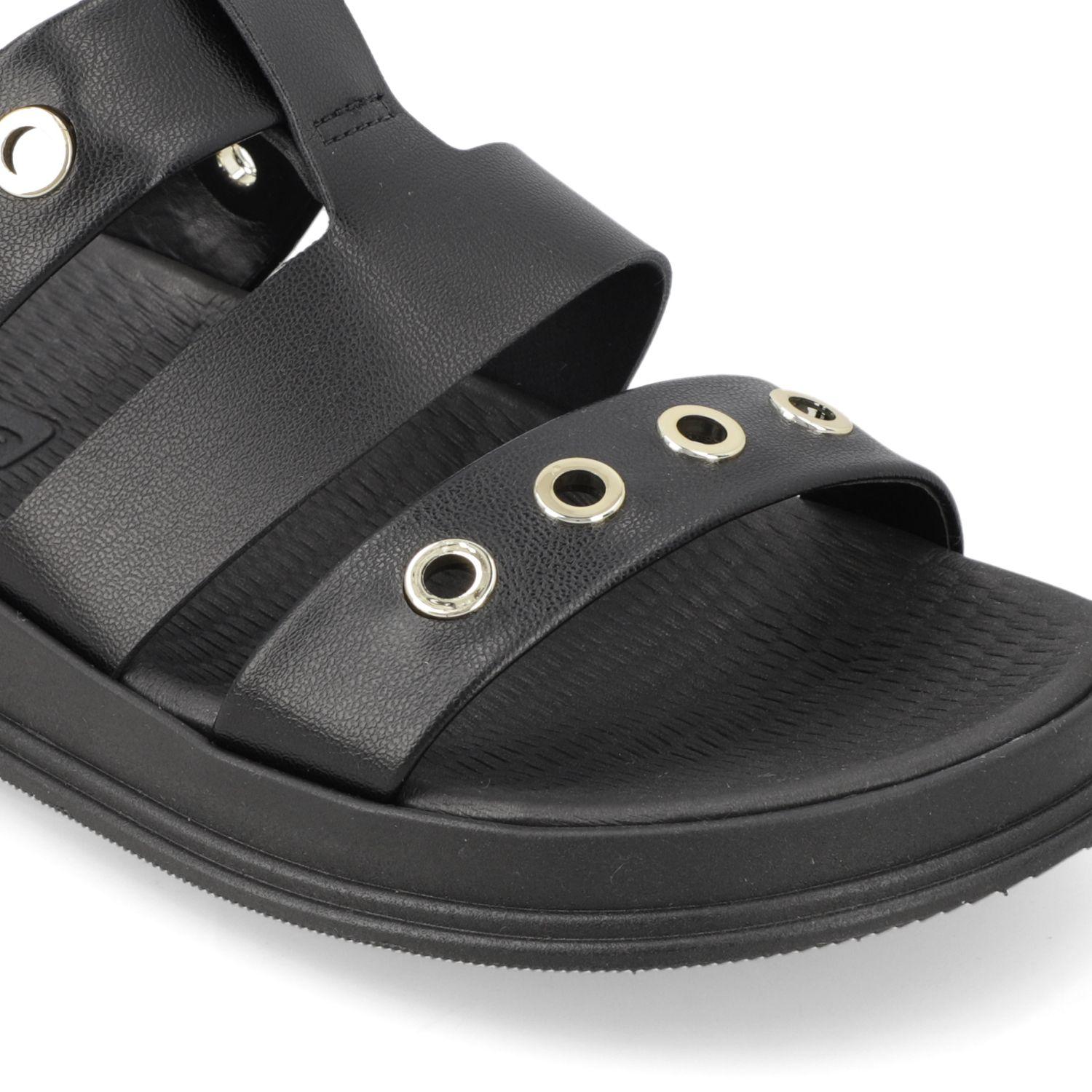 Sandalia Plana Moleca 16730 Negro-5