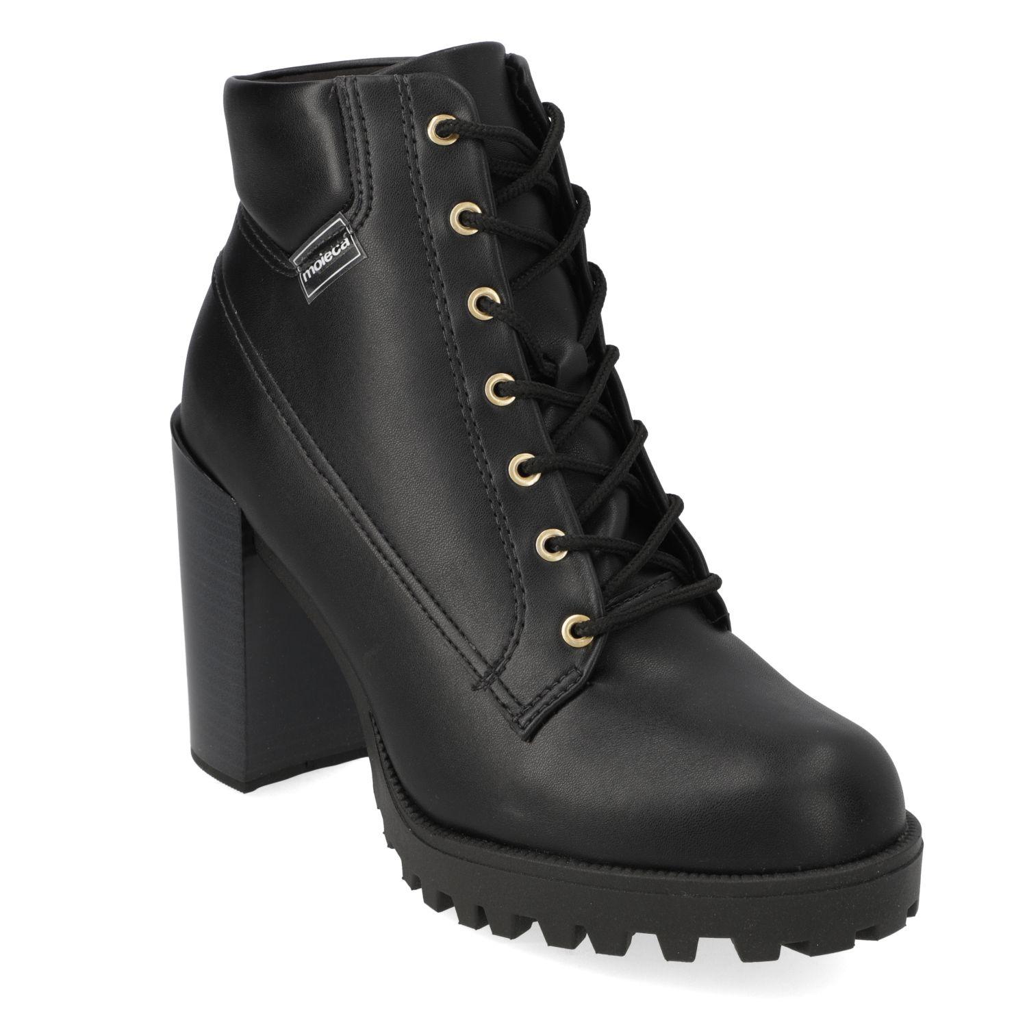 Botin Taco Moleca Negro 16507-0