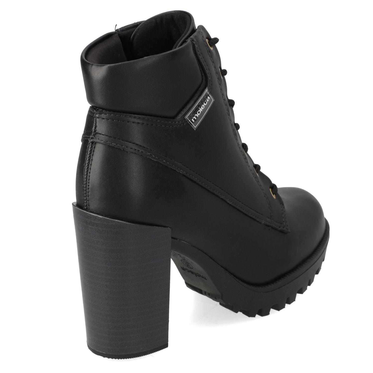 Botin Taco Moleca Negro 16507-4