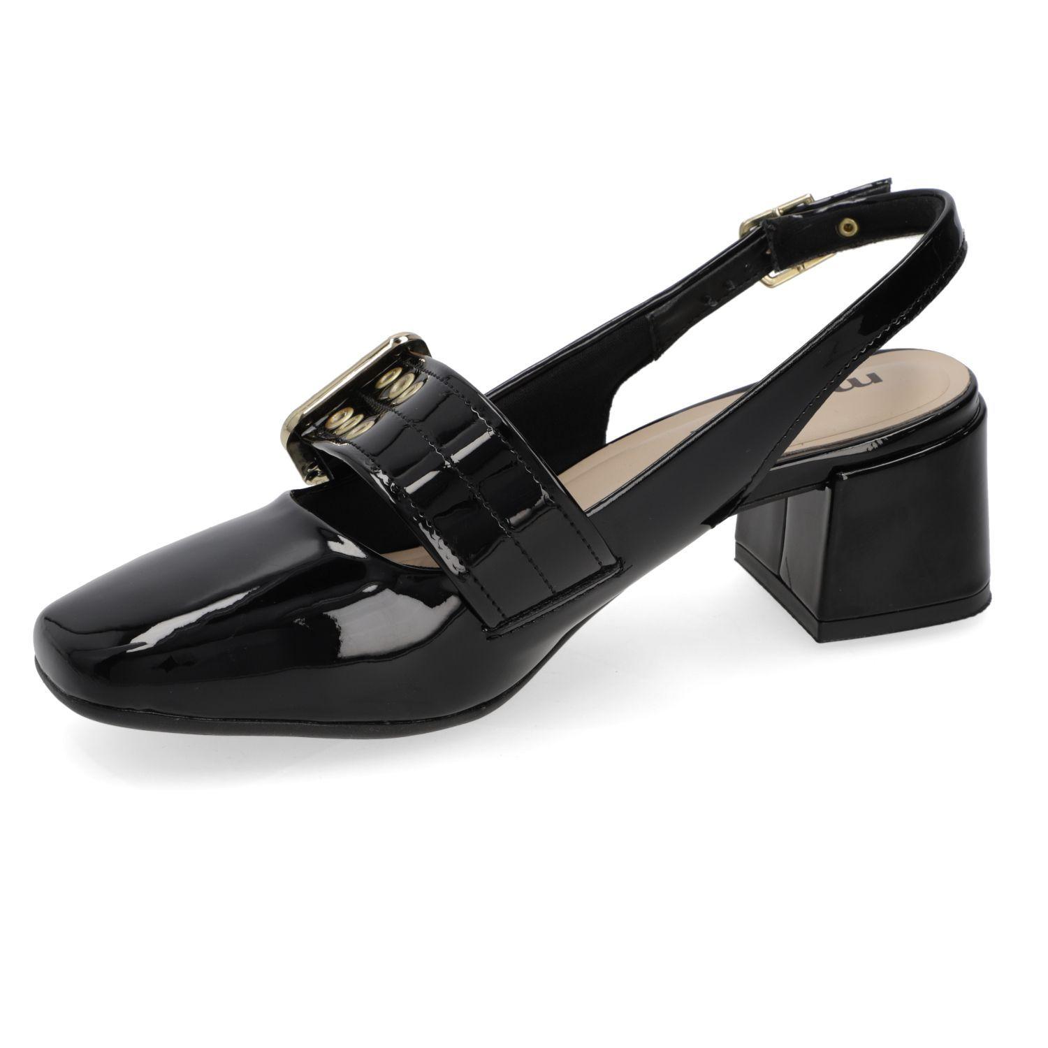 Zapato taco Moleca Negro 16050-2