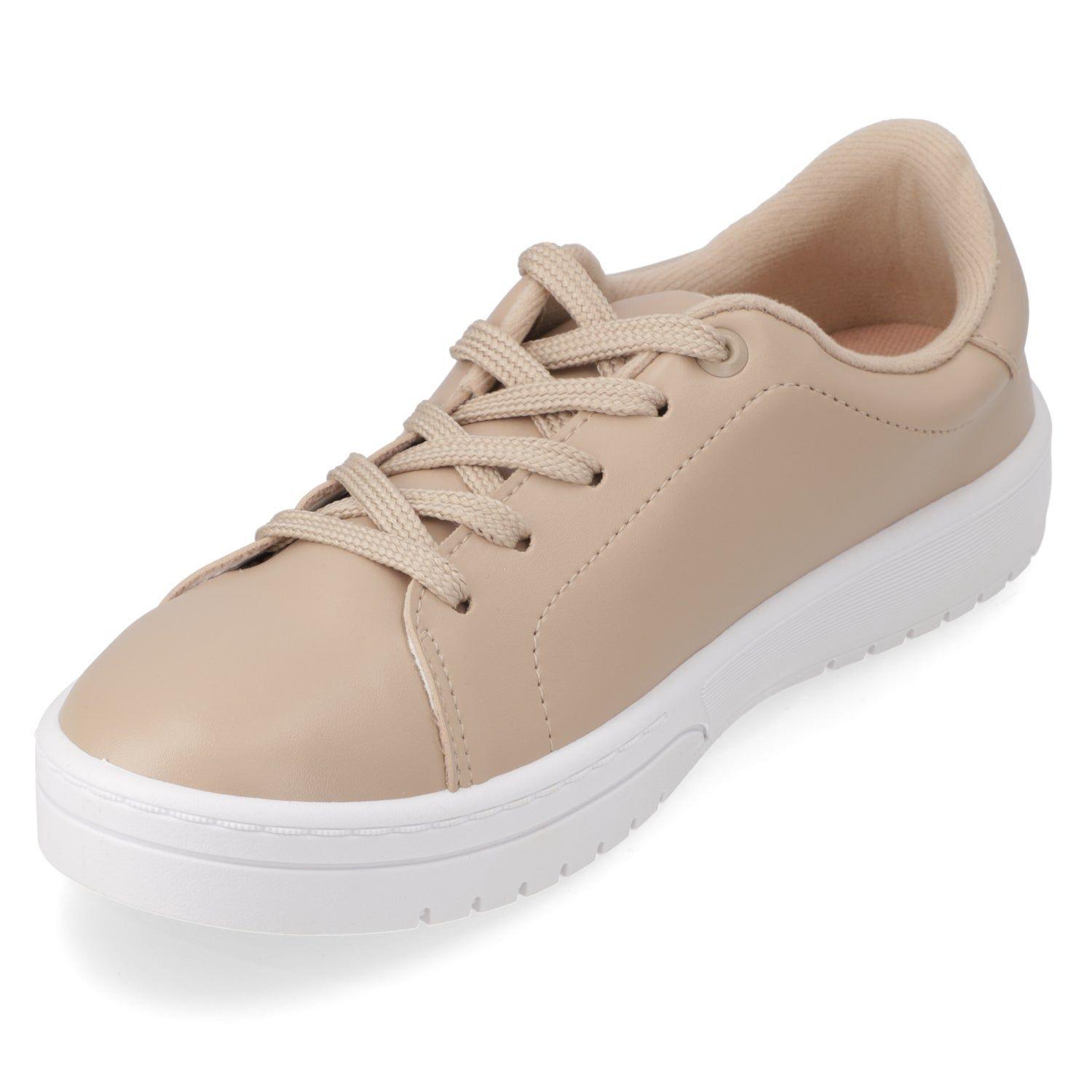 Zapatillas Casuales Beige Moleca-2