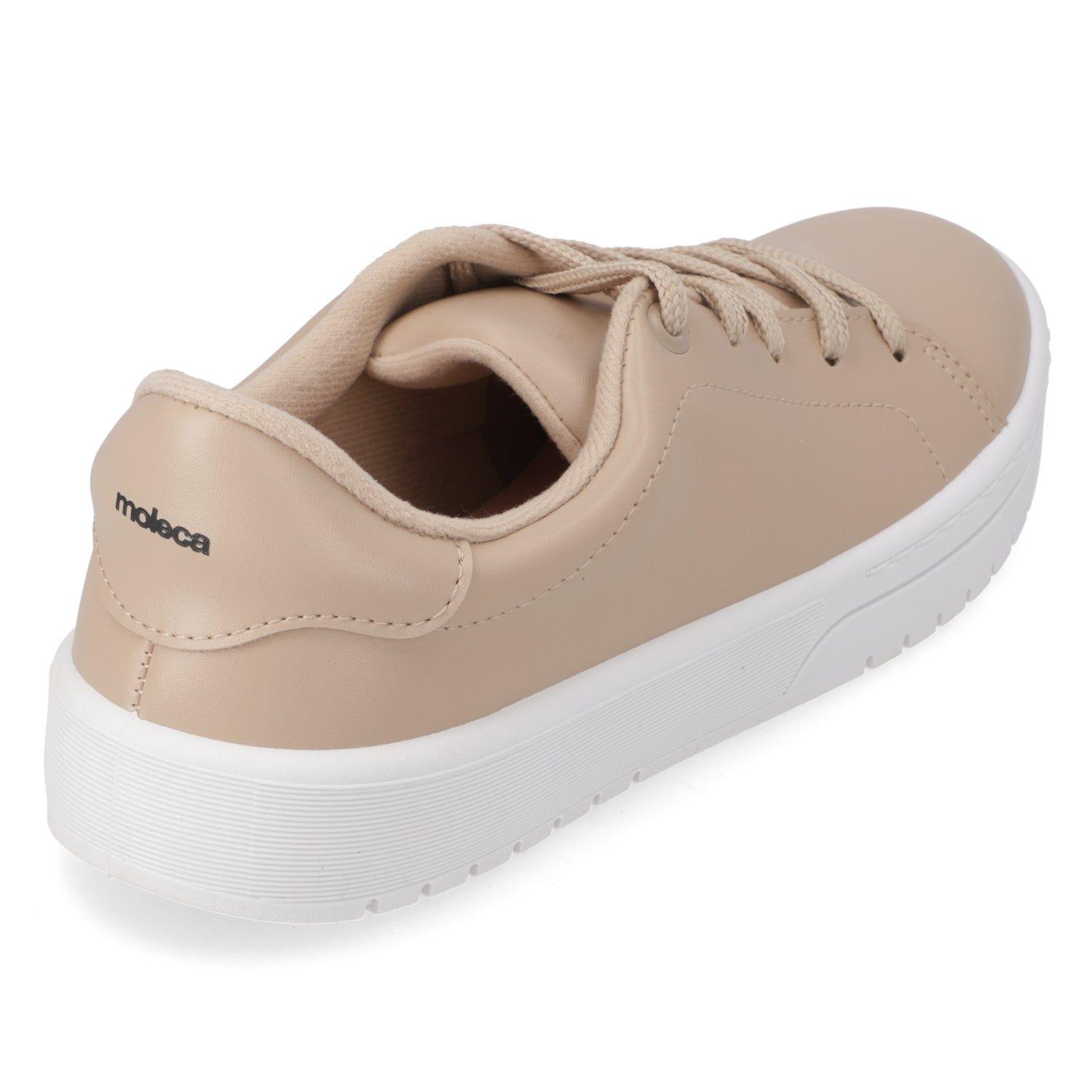 Zapatillas Casuales Beige Moleca-4