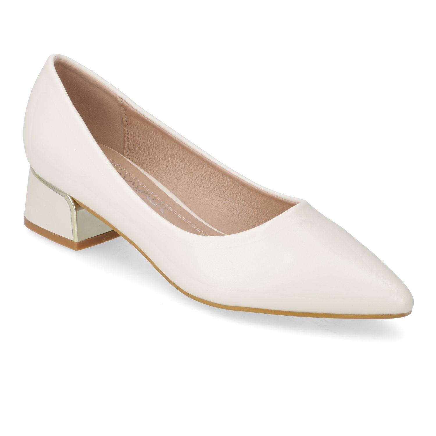 Zapato taco New Walk Beige 15884-1