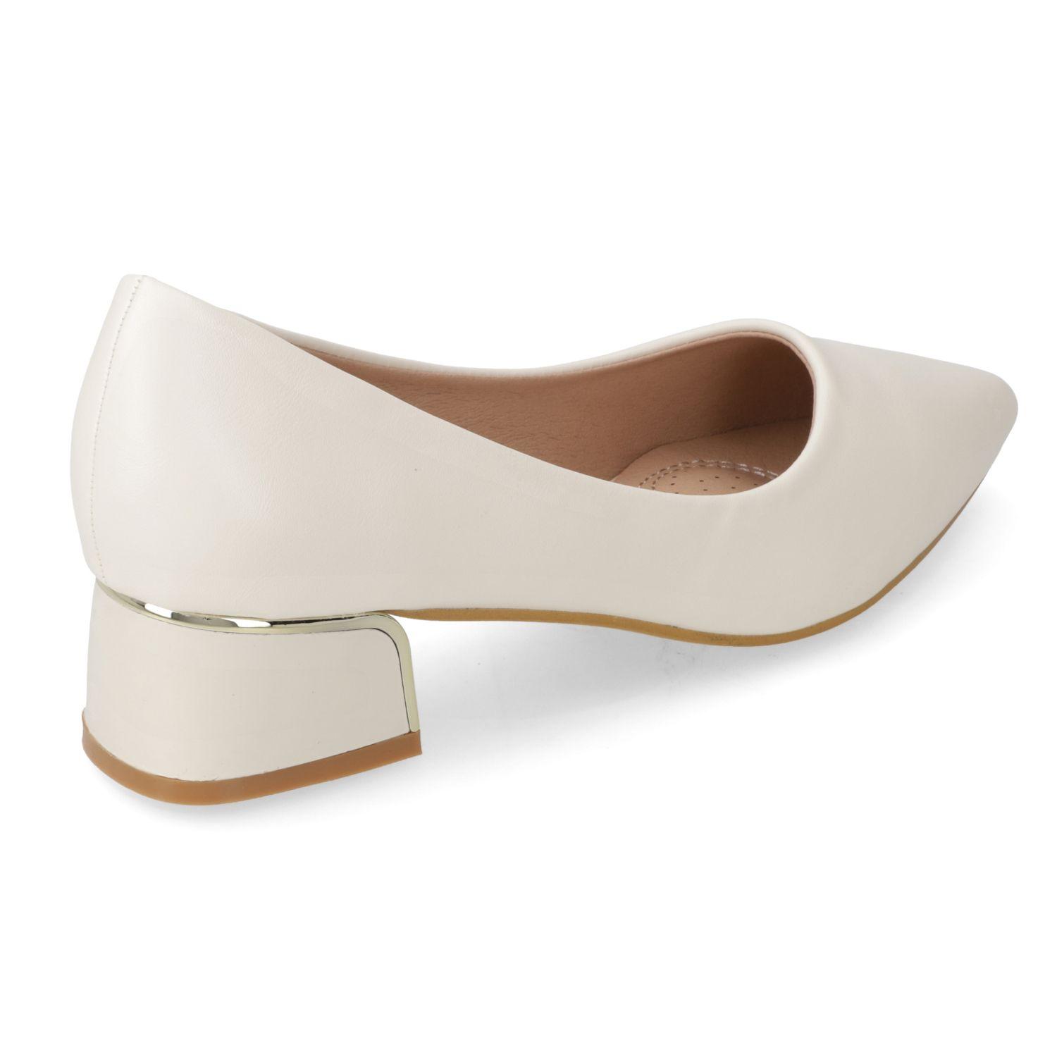 Zapato Taco Ancho New Walk Blanco-3