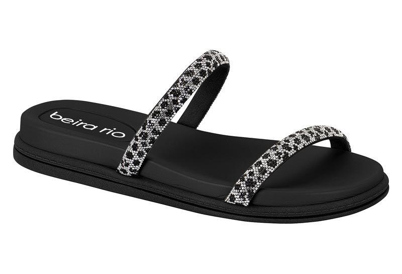 Sandalia Plana Beira Rio Negro 15580-6