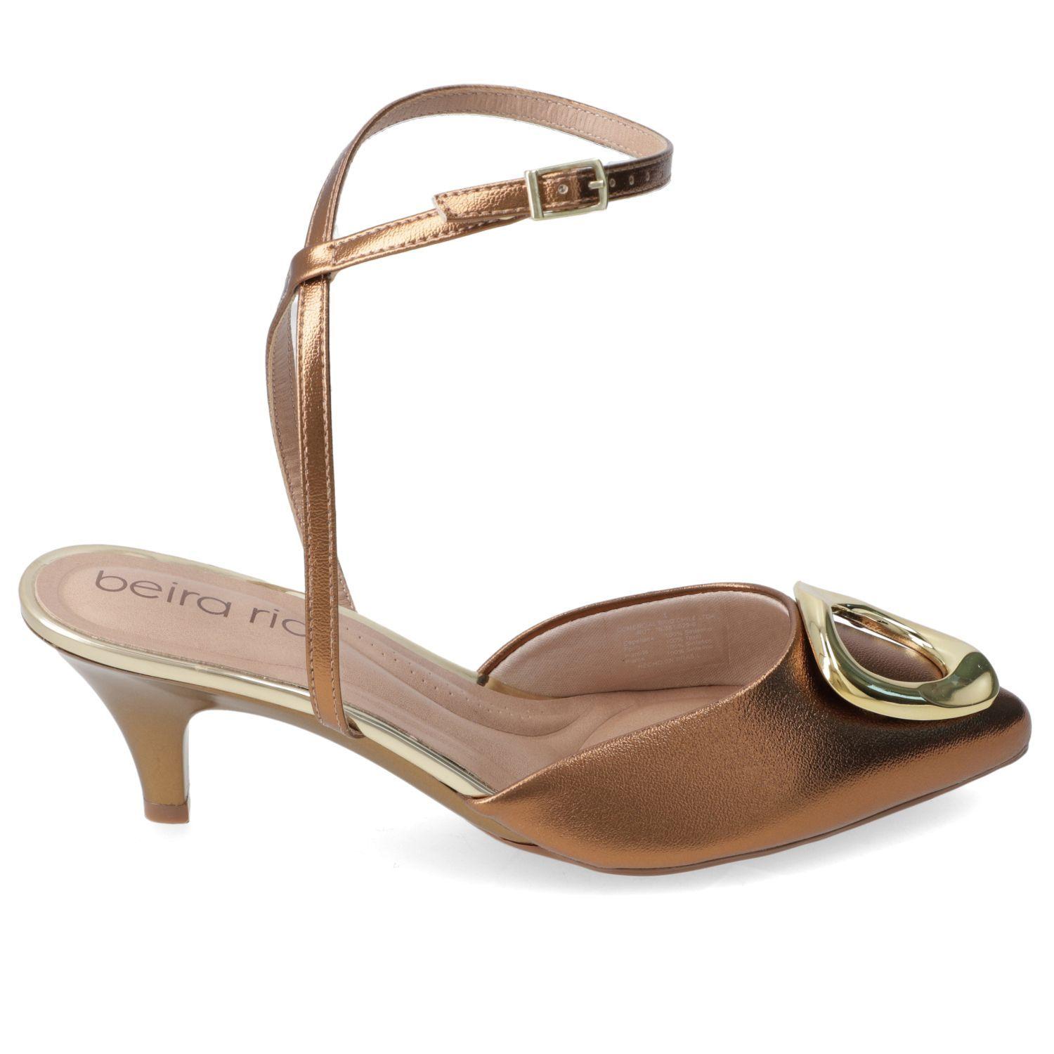 Stiletto Beira Rio 16690 Bronce-1