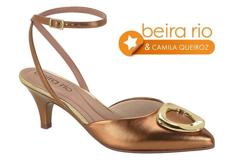 Stiletto Beira Rio 16690 Bronce-6