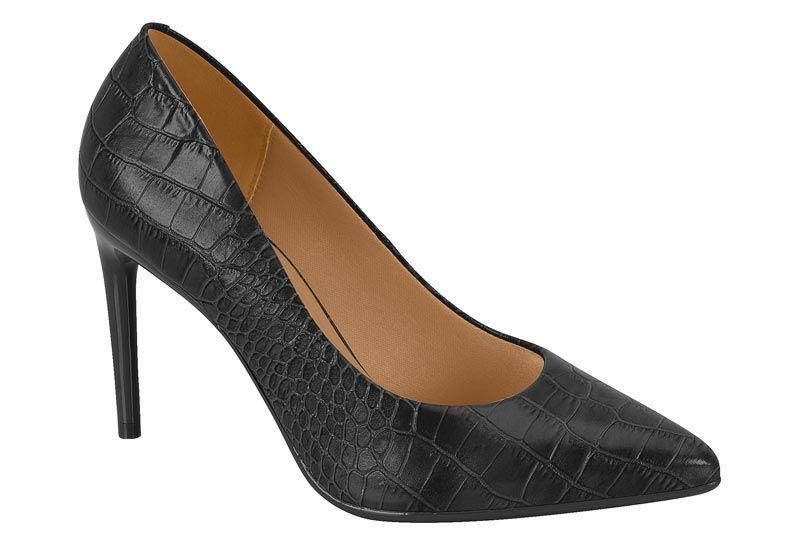 Zapato Mujer Taco Aguja Stiletto Negro 1344-100- Vizzano-0