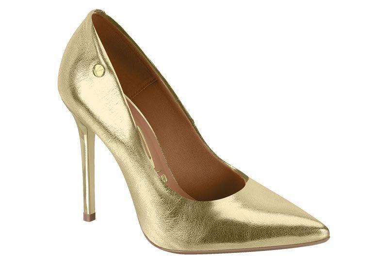 Zapato Mujer Taco Aguja Stiletto Dorado 1421-200- Vizzano-0