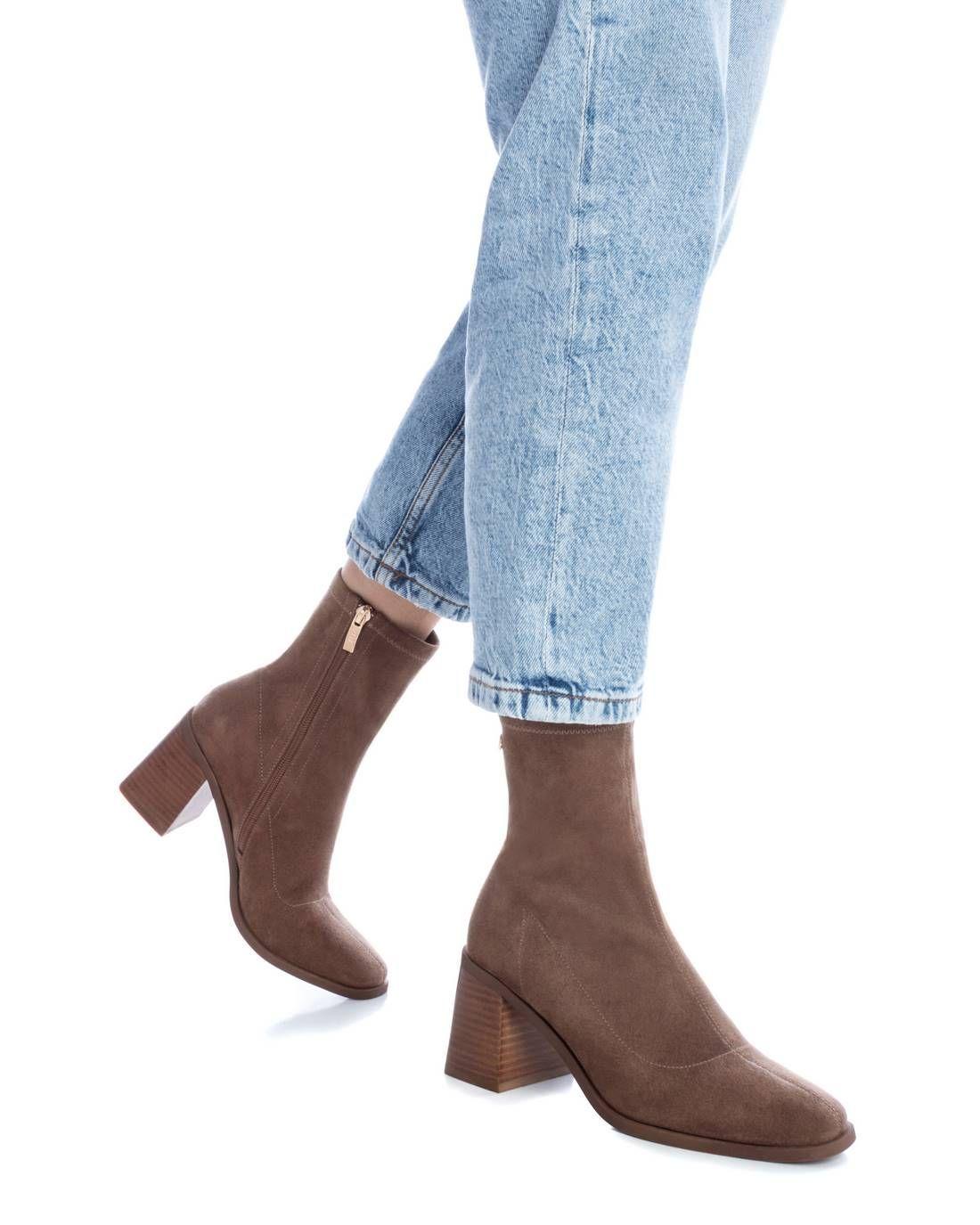 Botin Mujer Gamuza Taupe 141828-TA XTI-1